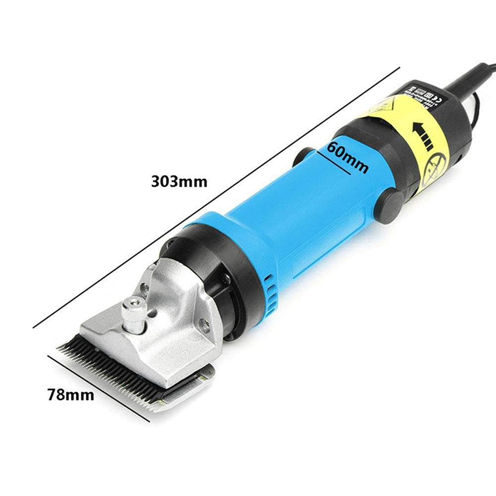 Professional 690W Heavy Duty Electric Horse Hair Clipper - 6-Speed Adjustable Low Vibration Equine Shears for Pet & Livestock Grooming - Perfect for Show Preparation, Veterinary Care, and Farm Maintenance