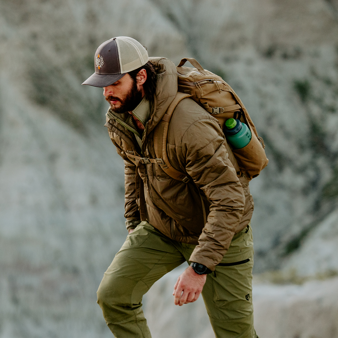 Men's Lightweight Tundra Jacket - Coyote Brown Color - Waterproof & Windproof Outdoor Jacket for Hiking, Camping & Winter Activities