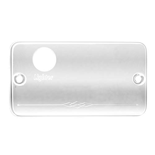 GG Grand General 68853 Stainless Steel Lighter Plate for Freightliner Trucks - Durable Replacement Part for Dash & Console Mounting
