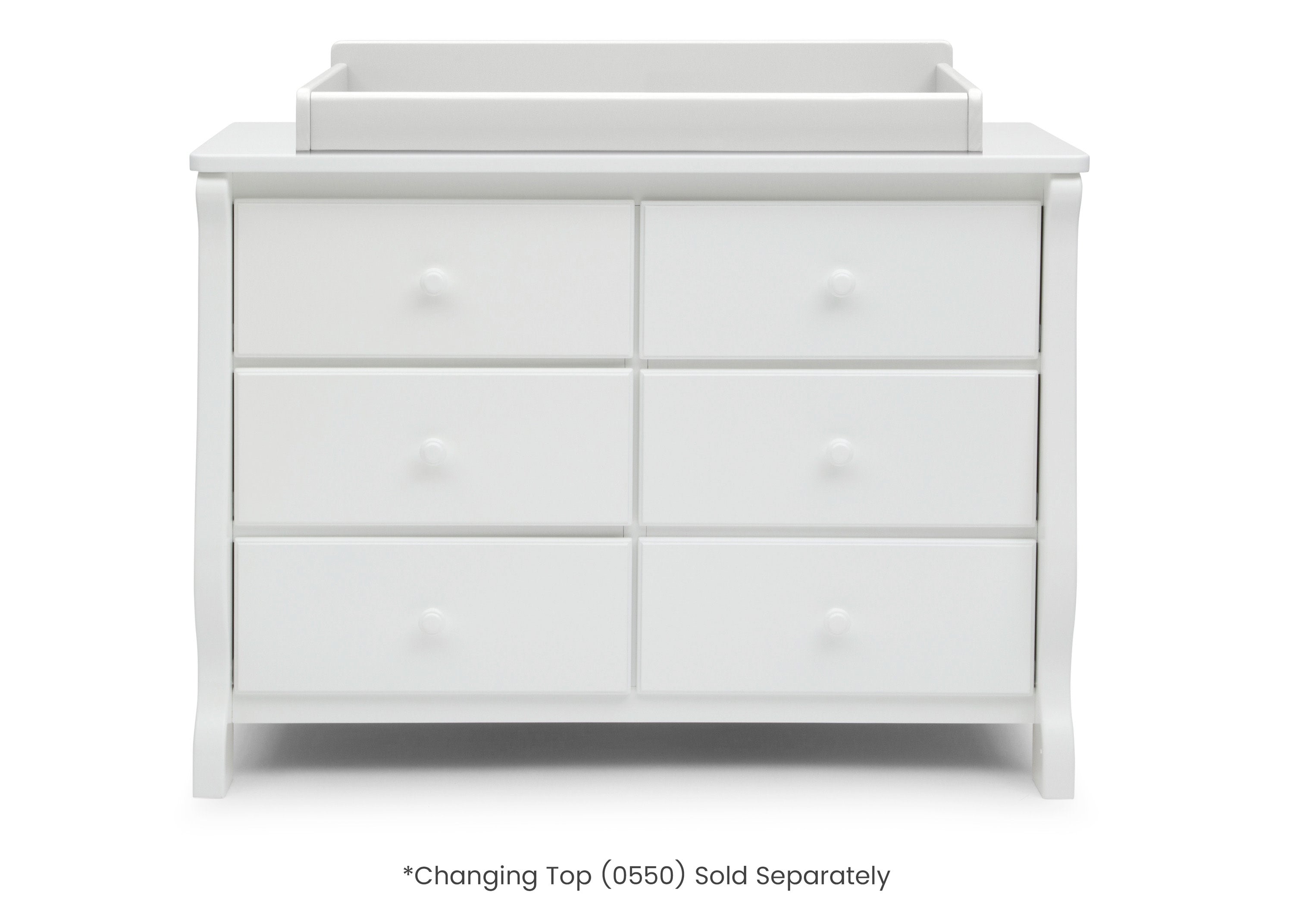 6-Drawer Dresser with Interlocking Drawers - Canton & Eclipse Style for Bedroom Storage & Organization - Perfect for Master Bedroom, Guest Room, or Nursery