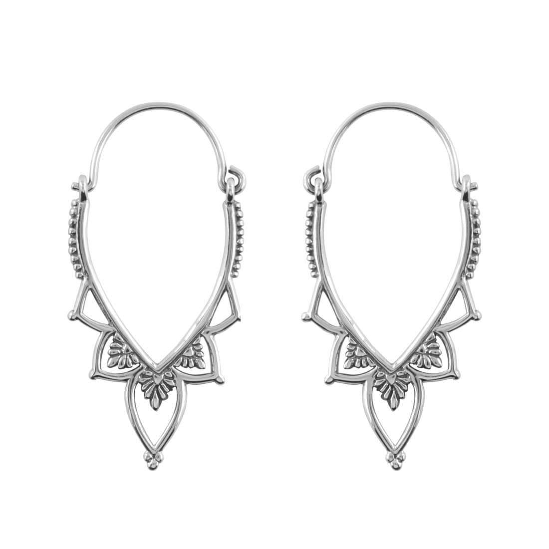 Elegant Love Lace Hoop Earrings for Women - Romantic Floral Design, Lightweight & Comfortable - Perfect for Weddings, Date Nights & Special Occasions
