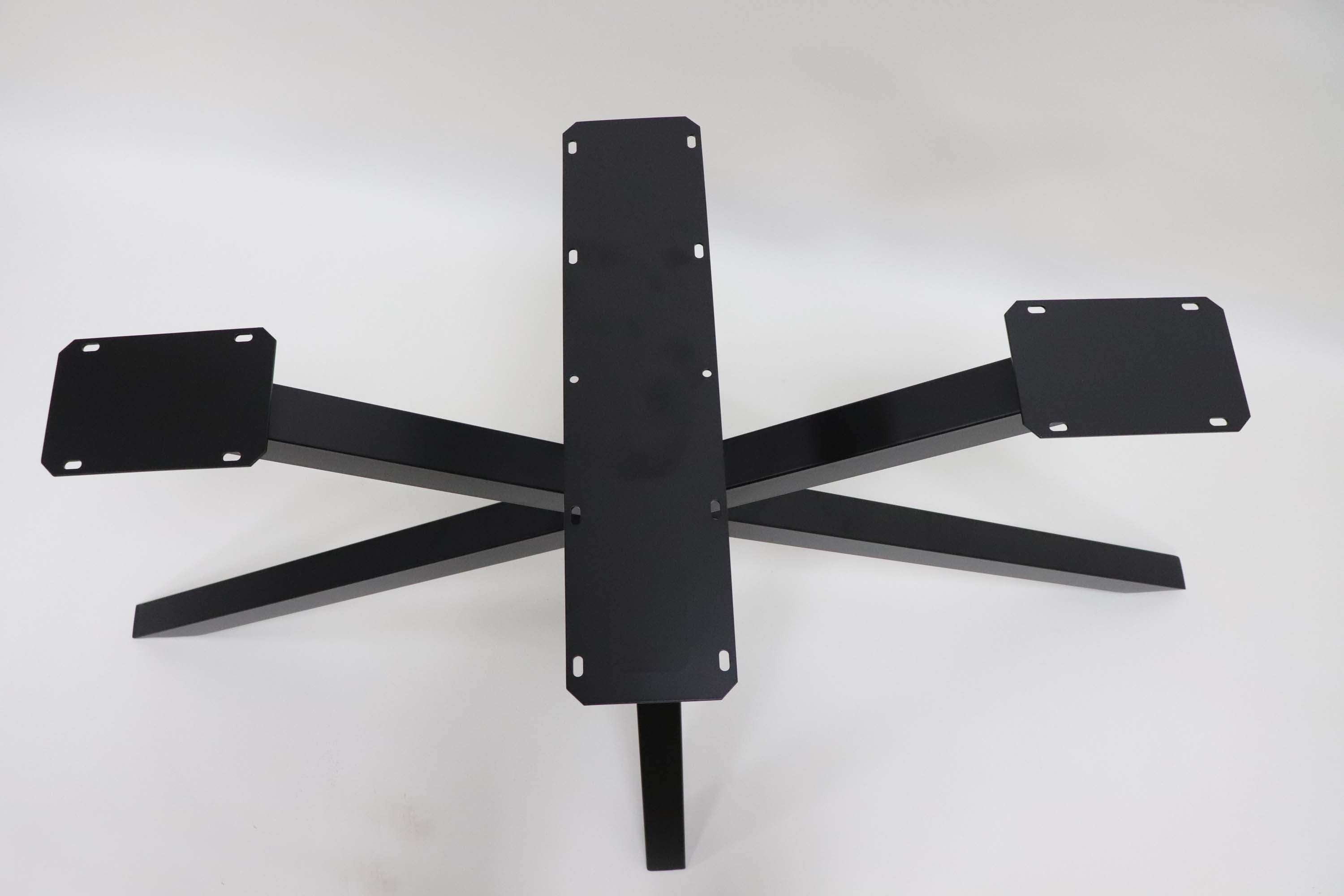 SS1310 Spider Shape Base for Long Dining Table - Heavy Duty Metal Table Legs for Large Dining Room, Kitchen, or Restaurant Use