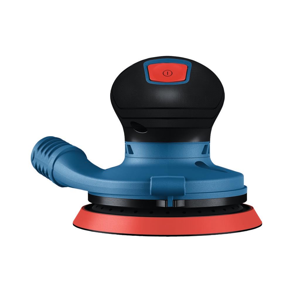BOSCH GEX12V-5N 12V Max Brushless 5-Inch Random Orbit Sander - Ergonomic Palm Grip, Dust Collection System, Variable Speed Control, Soft-Start Technology (Bare Tool) - Perfect for Woodworking, Sanding Floors, Furniture Refinishing & DIY Projects