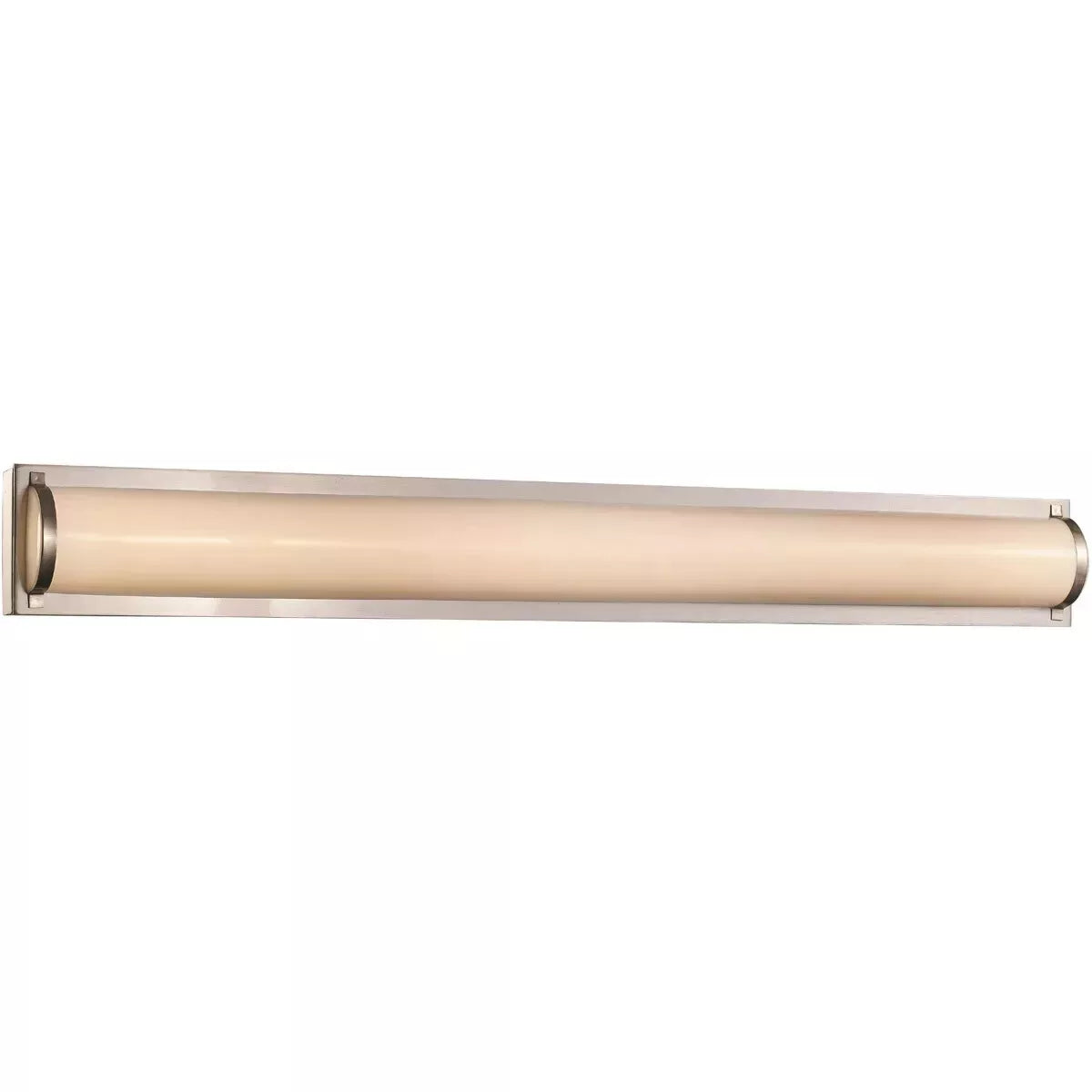 Trans Globe Lighting 20802 BN Fawcet Collection LED Integrated Bathroom Vanity Light Wall Mount in Brushed Nickel Finish - Perfect for Modern Bathroom, Powder Room and Spa Lighting Upgrade