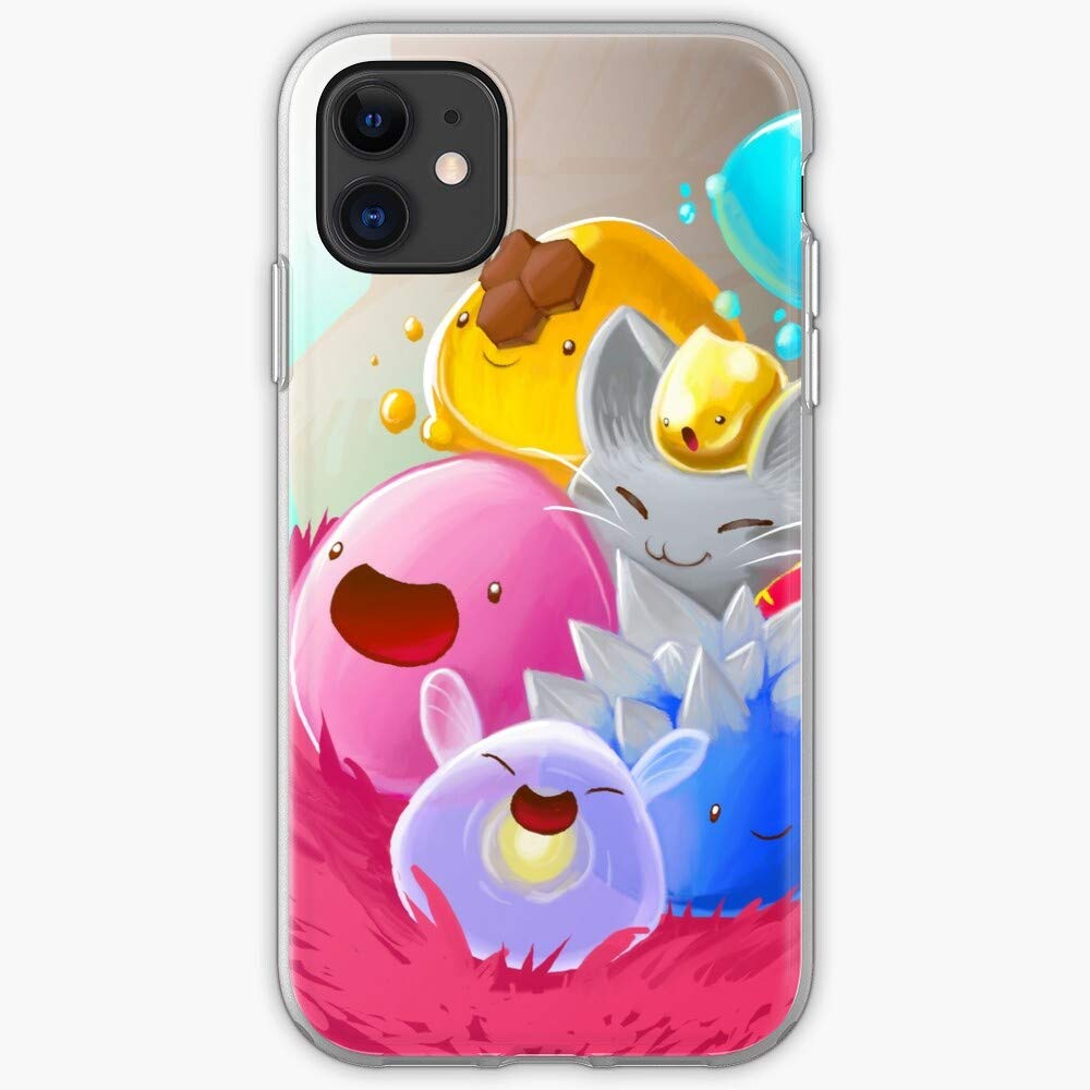 Trendy Pink Tabby Rancher Slime Cute Adorable Phone Case for iPhone 7/8/SE 2020/XR/11/11 Pro/12 - Soft Slim Protective Cover with Fun Slime Design for Girls, Teens & Kawaii Lovers | Perfect for School, Work & Everyday Use