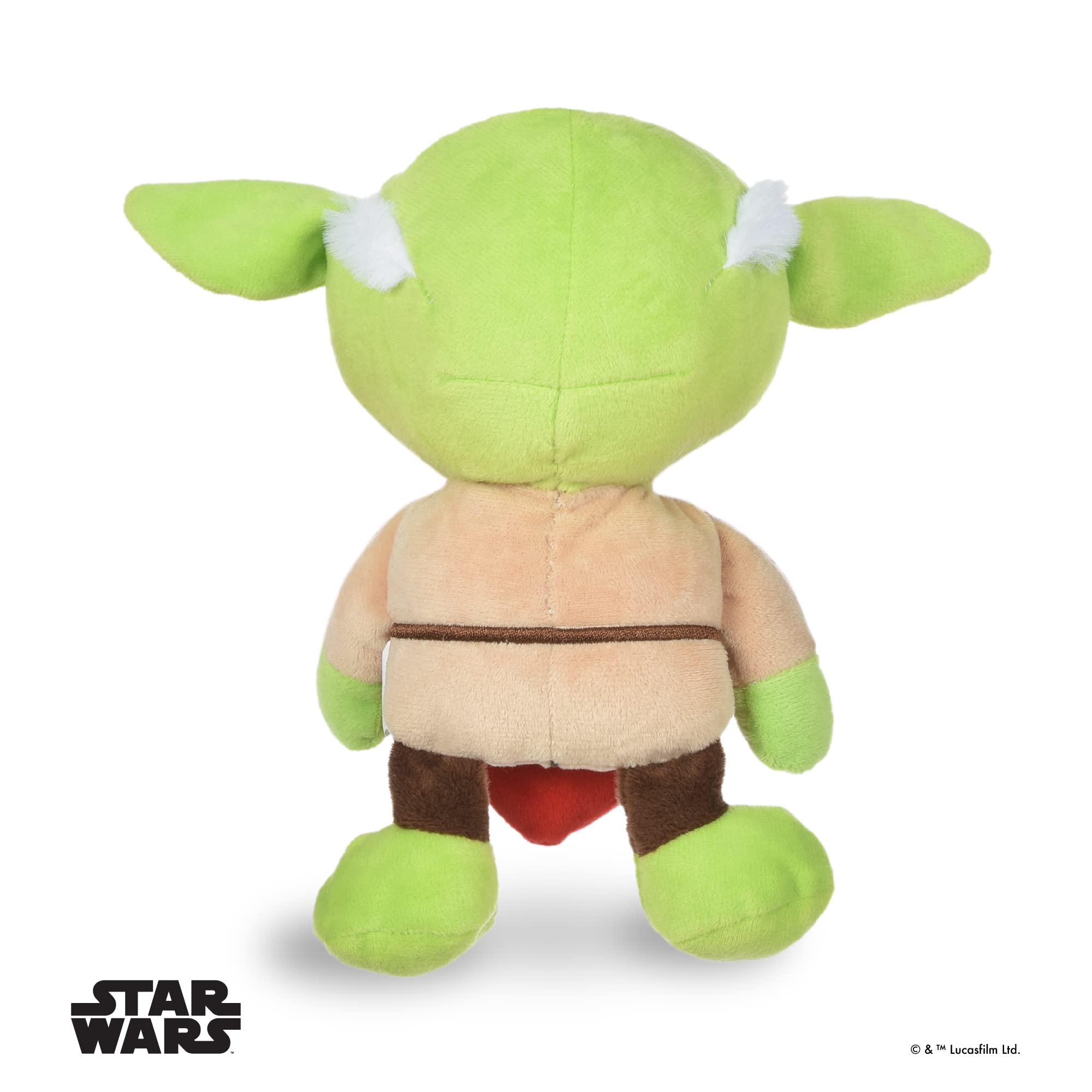 Star Wars Yoda Plush Squeaker Dog Toy - 9