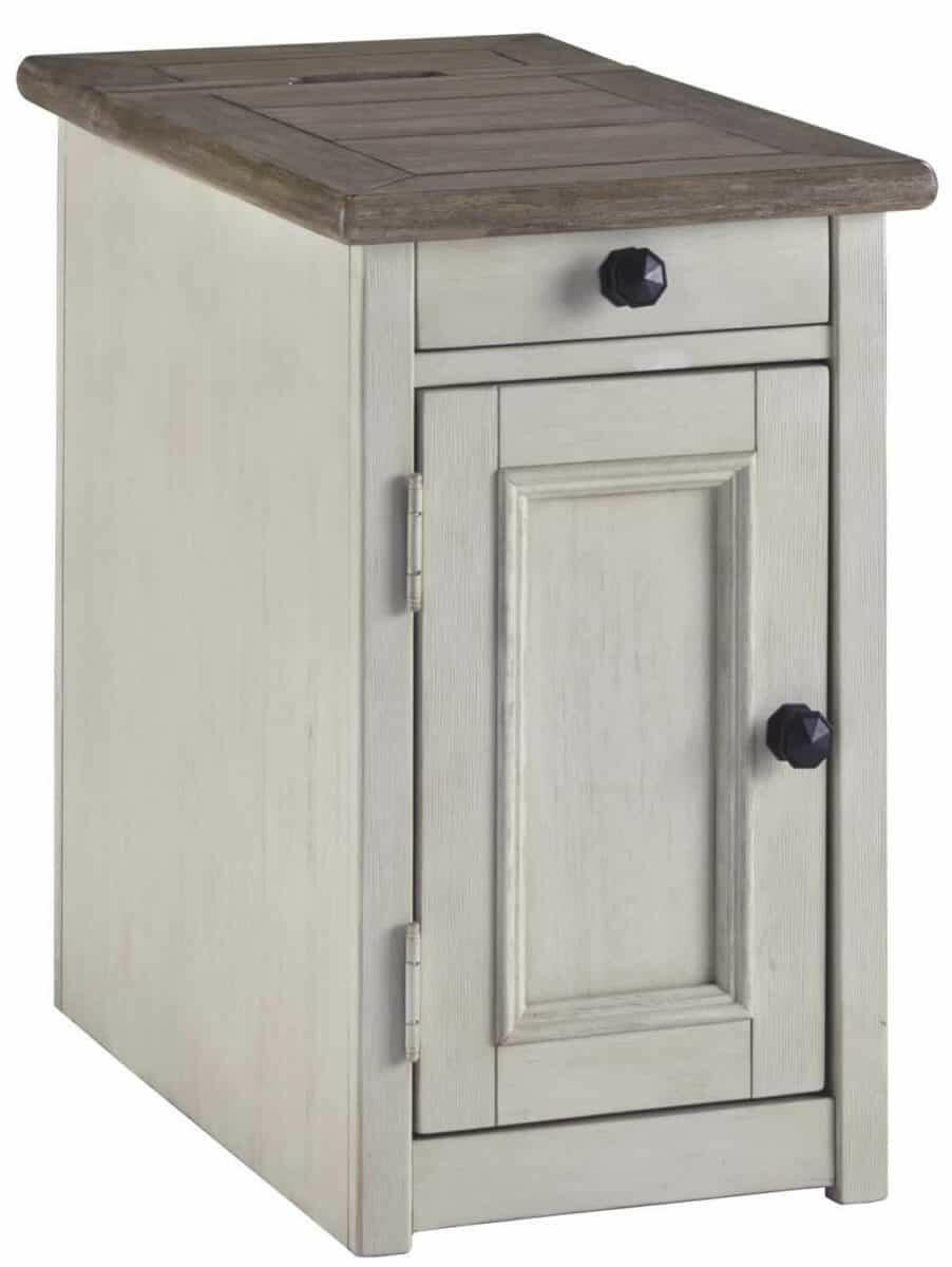 Bolanburg Chairside End Table T6377 - Small Side Table for Living Room, Bedroom, or Office - Perfect for Holding Lamps, Books, and Drinks