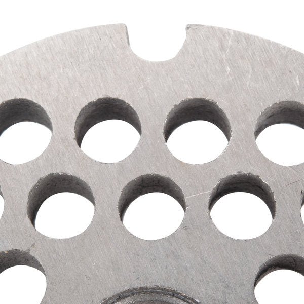 Premium Globe L00672 Meat Grinder Plate - Heavy Duty Stainless Steel Grinding Disc for Home Kitchen & Commercial Use - Perfect for Ground Beef, Sausage, Burger Patties & Pet Food Preparation