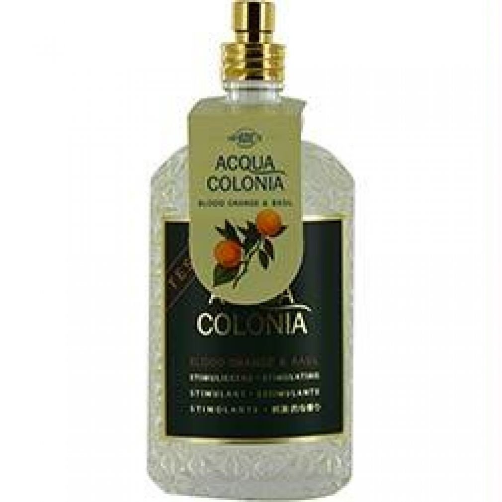 4711 Acqua Colonia Blood Orange & Basil Eau de Cologne Spray (Tester) - Refreshing Unisex Fragrance for Day & Night Wear, Summer Vibes, Office & Casual Outings