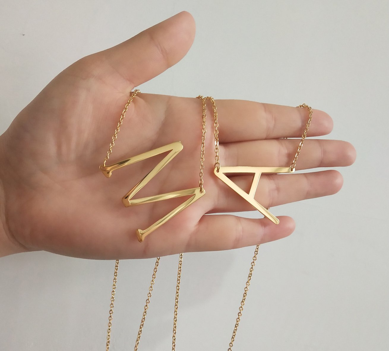 Personalized Initial Necklace - A to Z Alphabet Letter Charm Necklace for Women, Custom Name Jewelry Gift for Her | Perfect for Birthdays, Anniversaries, and Everyday Wear
