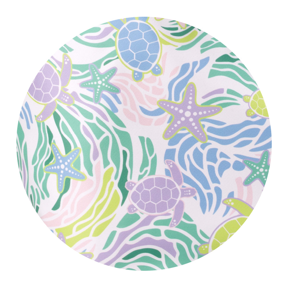 Sea Swirl Loopi Tote Bag - Waterproof Beach Tote with Zipper Closure | Perfect for Travel, Shopping & Beach Day Essentials