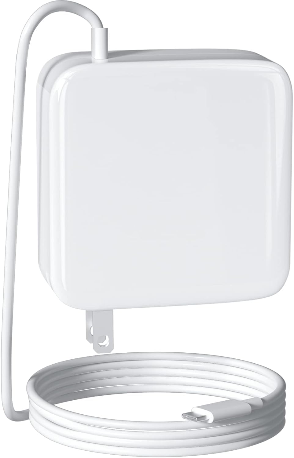 100W USB-C Fast Charger for MacBook Pro 16/15/14/13 & MacBook Air M3/M2/M1 (2020-2024) - 6.8ft Flat Tip Power Cord - Universal Laptop Charger for Type-C Devices - Perfect for Home, Office & Travel Use