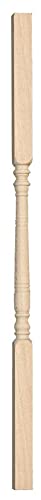 Unfinished Veranda Corner Posts for Dollhouse Miniatures - DIY Craft Wooden Columns - Perfect for Dollhouse, Model Building, and DIY Home Decor Projects