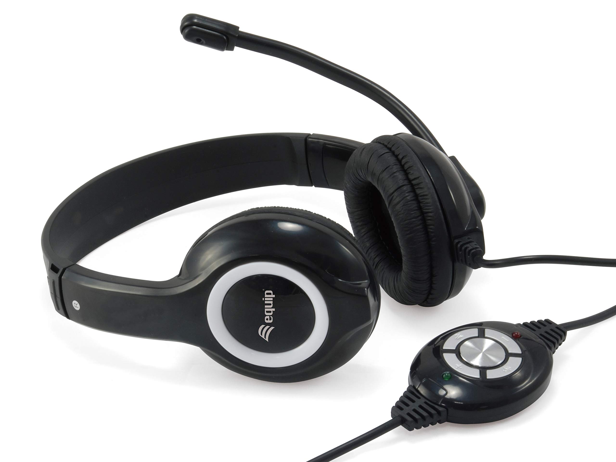 USB Gaming Headset with Microphone - Noise Cancelling Over-Ear Headphones for PC, PS4, Xbox - Comfortable Stereo Sound for Gaming, Streaming, Online Classes & Work Calls