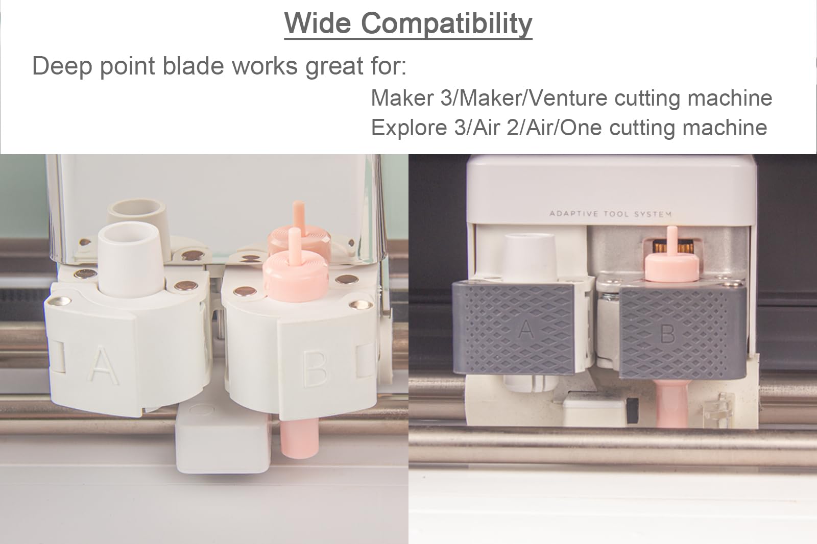 Premium Bonded Fabric Blade for Cricut Maker 3/Maker/Venture/Explore 3/Air 2/Air/One - Perfect for Cutting Bonded Polyester, Silk, Cotton, Denim, Felt & Oil Cloth - Ideal for DIY Crafts, Fabric Projects & Custom Apparel Making