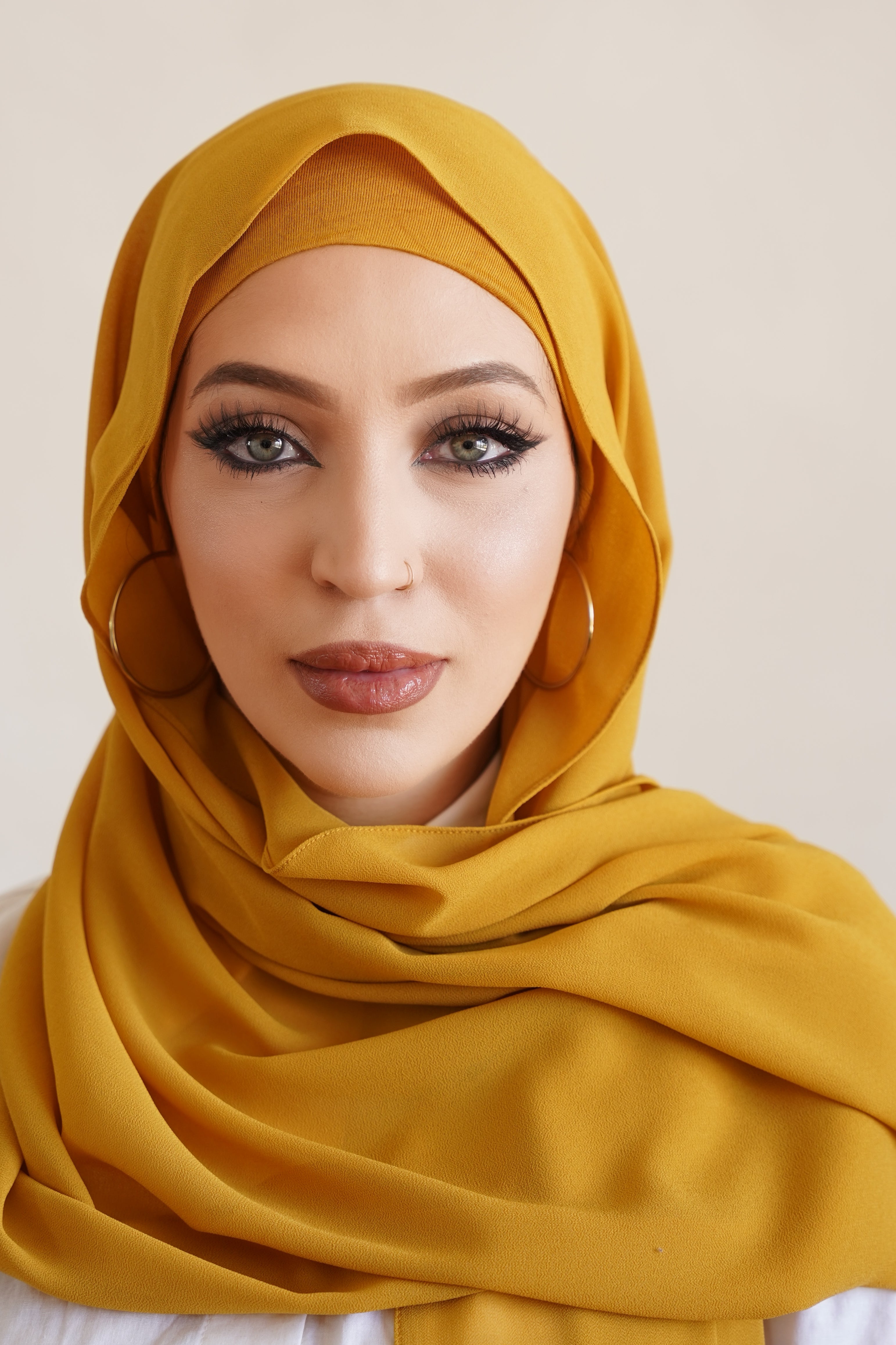 NUHA Chiffon Hijab Set - Lightweight & Breathable Muslim Scarf for Women - Perfect for Daily Wear, Prayer, and Special Occasions
