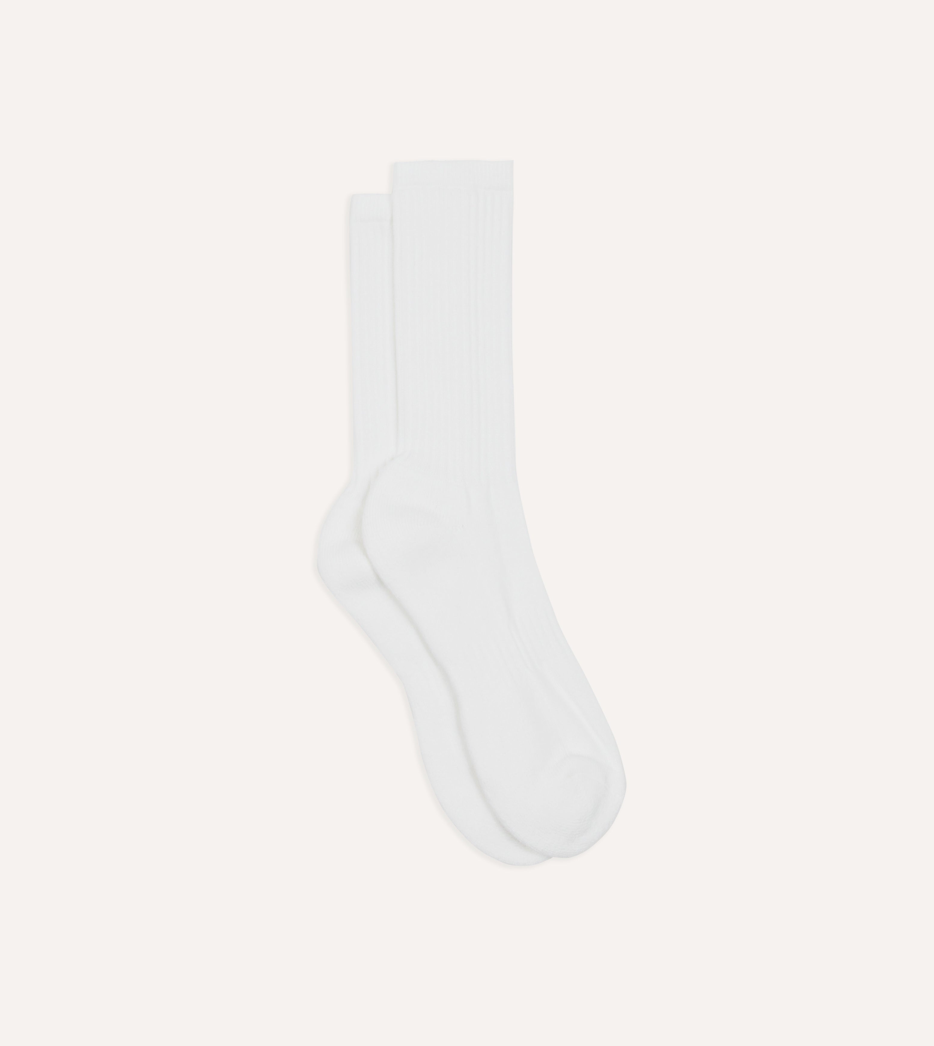 Premium White Cotton Sports Socks for Men & Women - Breathable Cushioned Athletic Socks for Running, Gym, Workout & Everyday Comfort