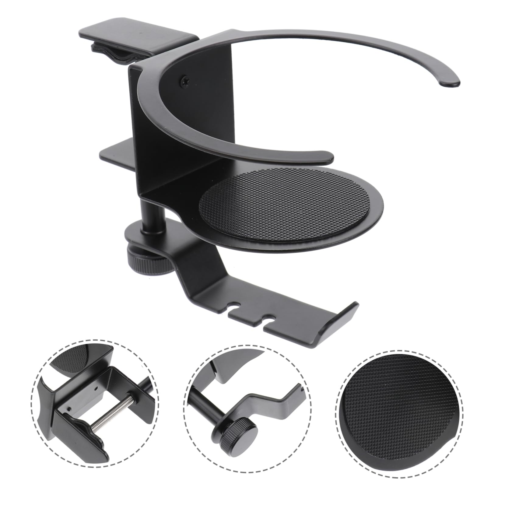 HEMOTON 6-Pack Headphone Stand - Universal Headset Holder with Clamp Hook for Desk, Gaming Setup & Office Organization - Perfect for Headphones, Earphones & Gaming Headsets