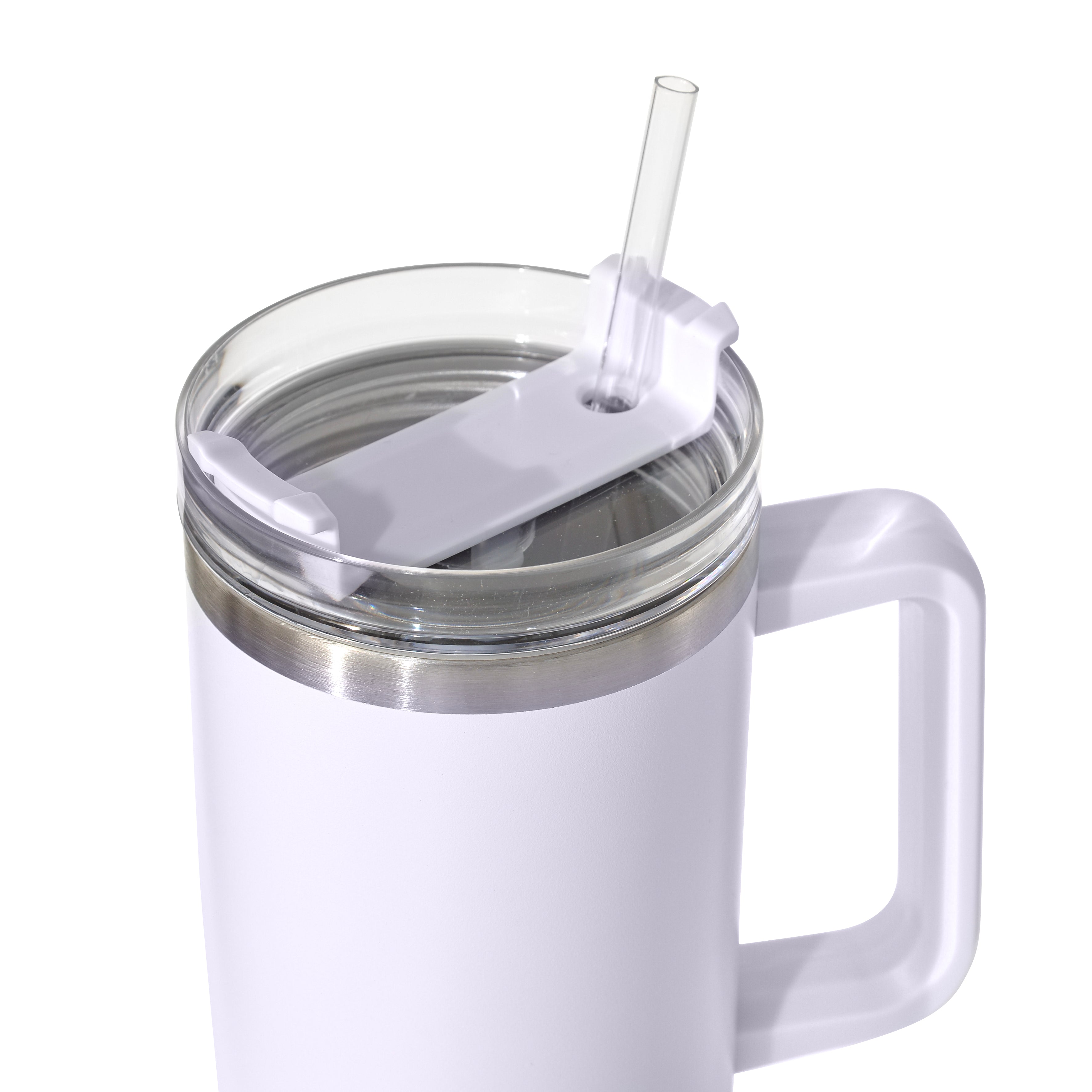 Stainless Steel Quencher 1200ml with Straw - Insulated Water Bottle for Gym, Hiking & Outdoor Activities | 20% Off Sale