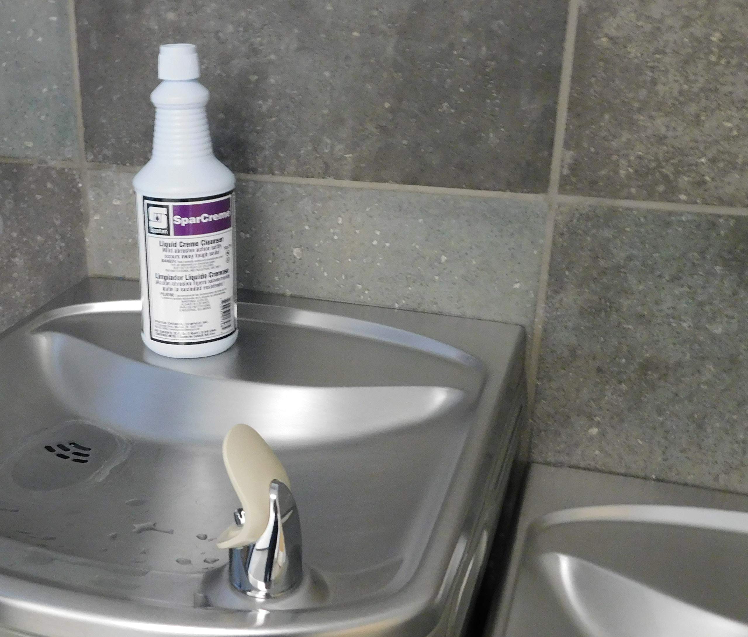 SparCreme Heavy-Duty Restroom Cleaner #732003 - 12 Quarts per Case (1 Case) - Ideal for Commercial Bathrooms, Hospitals, and High-Traffic Areas