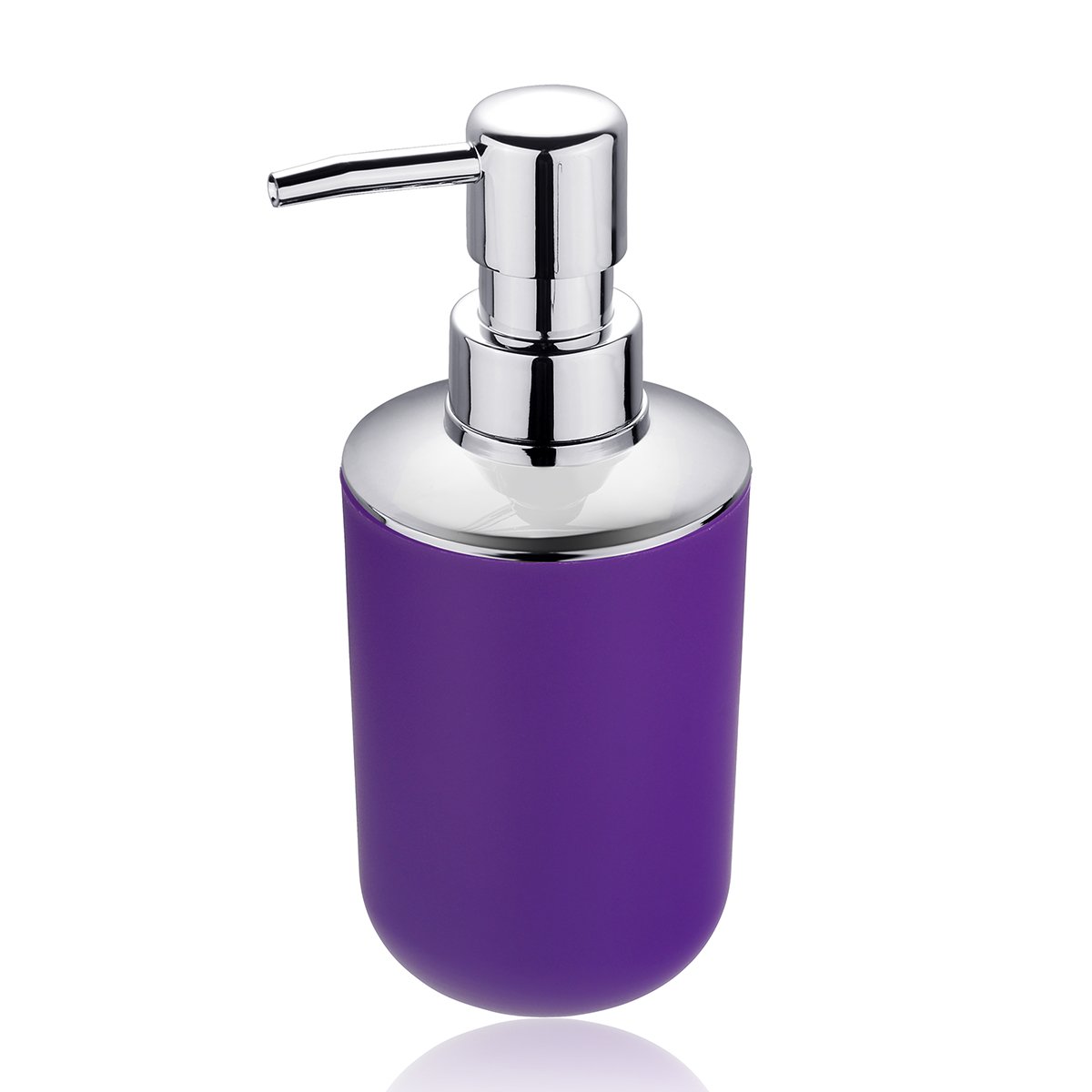 6-Piece Modern Bathroom Set - Trash Can, Toothbrush Holder & More for Home Decor (Purple)