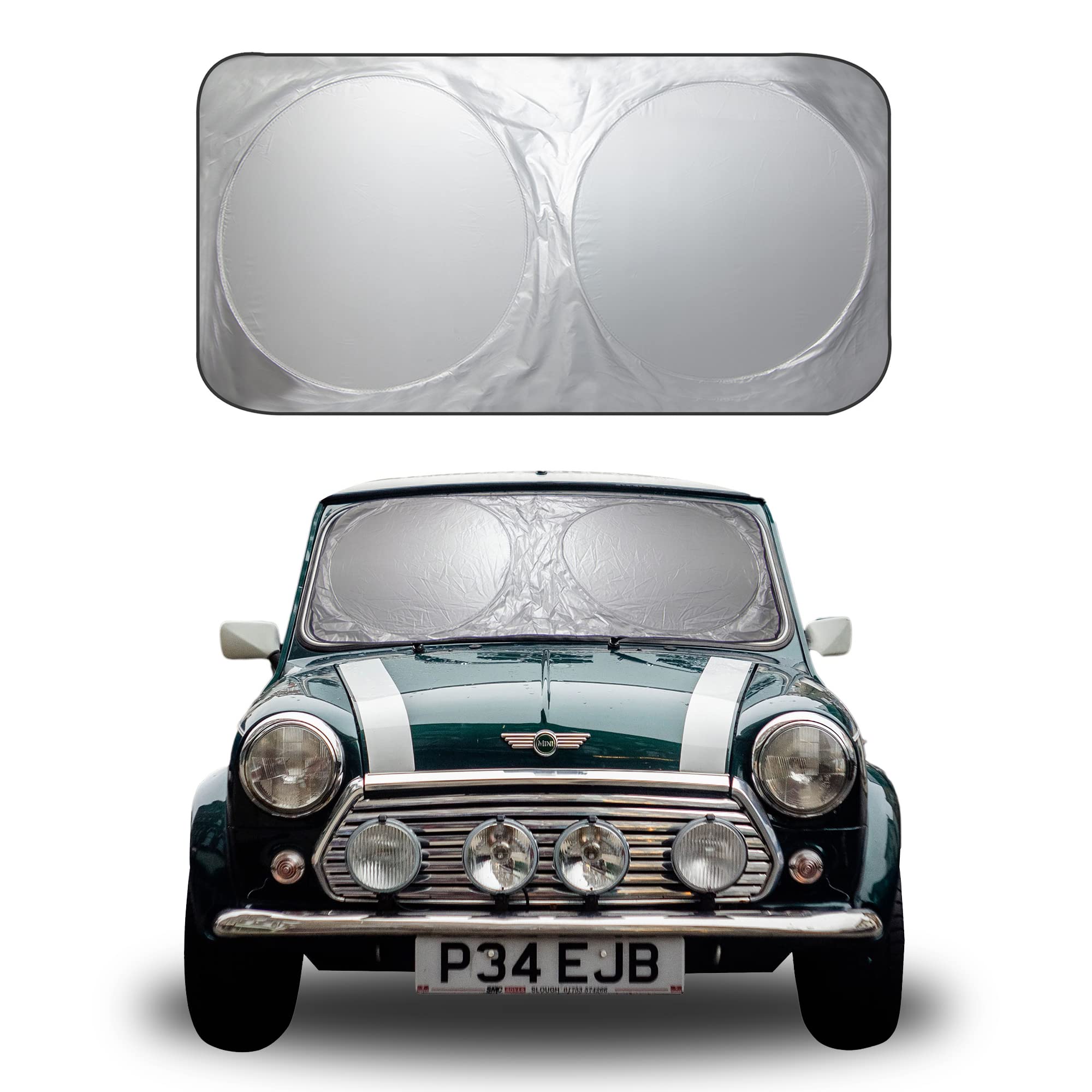 FH Group Penguin Print Foldable Car Windshield Sun Shade 58