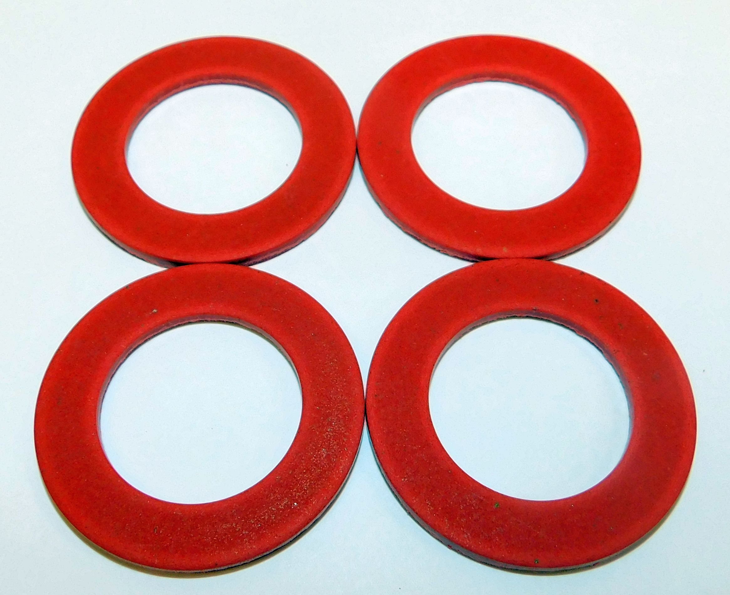 4-Pack #22 Fiber Thrust Washer for Hobart Meat Grinder Auger Worm Gear - 1