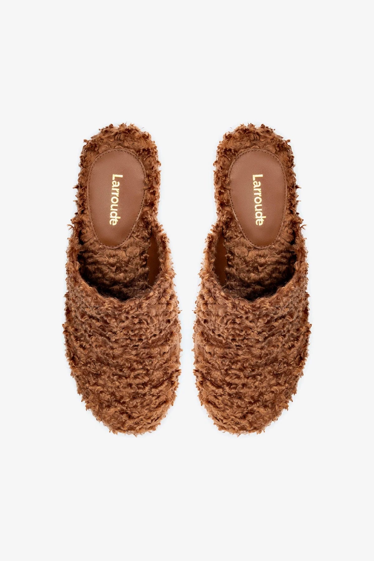 Miso Clog Brown Shearling Slippers - Warm & Comfortable Winter House Shoes for Women, Indoor & Outdoor Use - Perfect for Home, Office, and Casual Wear