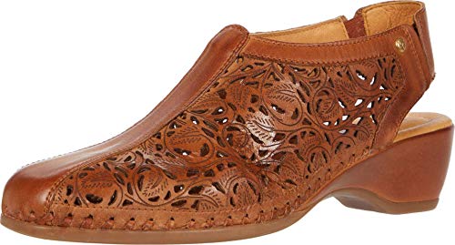 PIKOLINOS Women's Leather Heeled Sandals - Comfortable Summer Dress Shoes with Cushioned Footbed | Perfect for Weddings, Parties & Office Wear