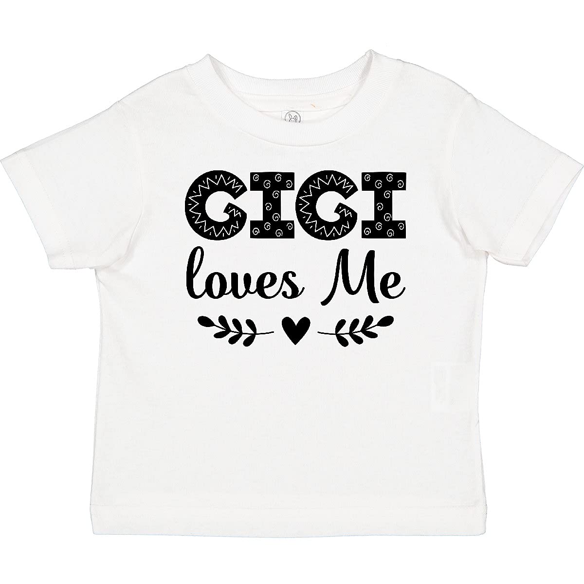 Inktastic Gigi Loves Me Baby Girl Clothes - Cute Cotton Baby T-Shirt for Toddlers & Infants - Perfect for Playtime, Family Photos & Everyday Wear