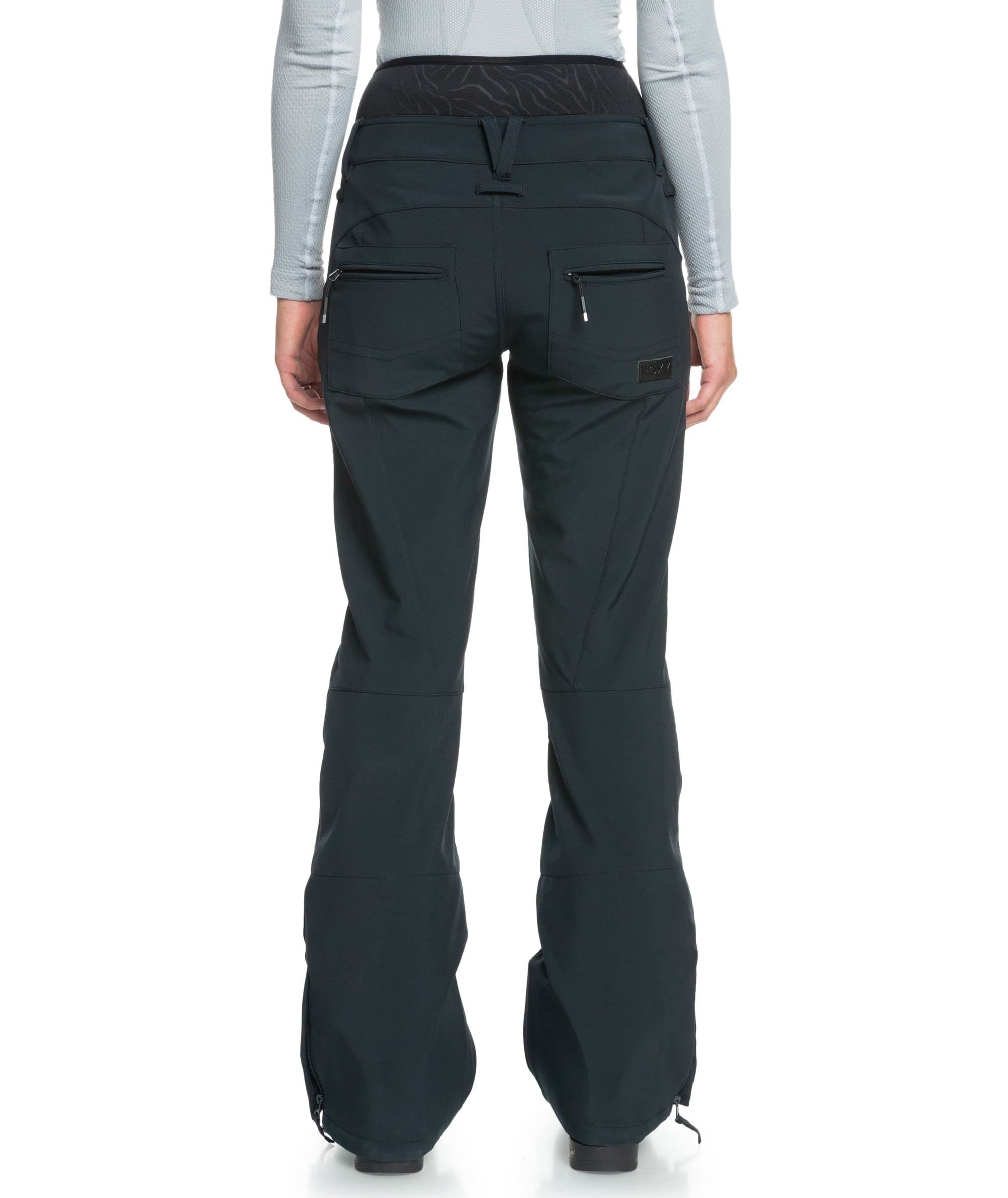 Roxy Women's Rising High Snow Pants - Waterproof Insulated Ski Pants for Winter Sports & Outdoor Activities