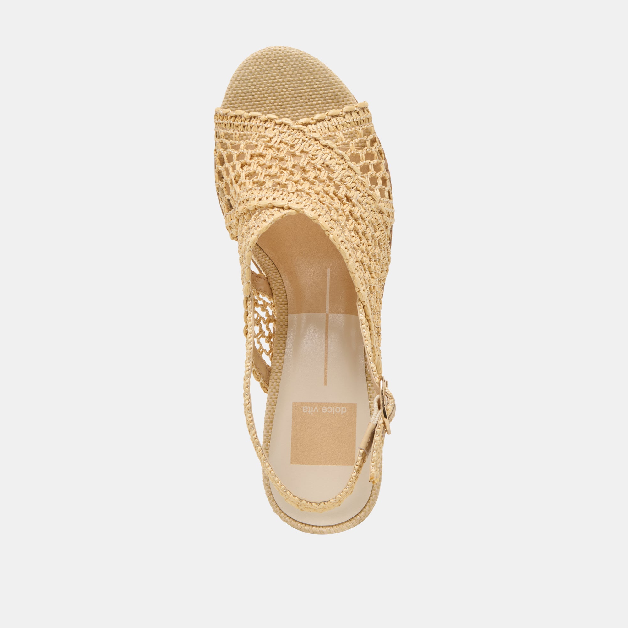 DEXLER Women's Natural Woven Raffia Wedge Sandals - Comfortable Summer Beach Shoes for Vacation, Outdoor & Casual Wear