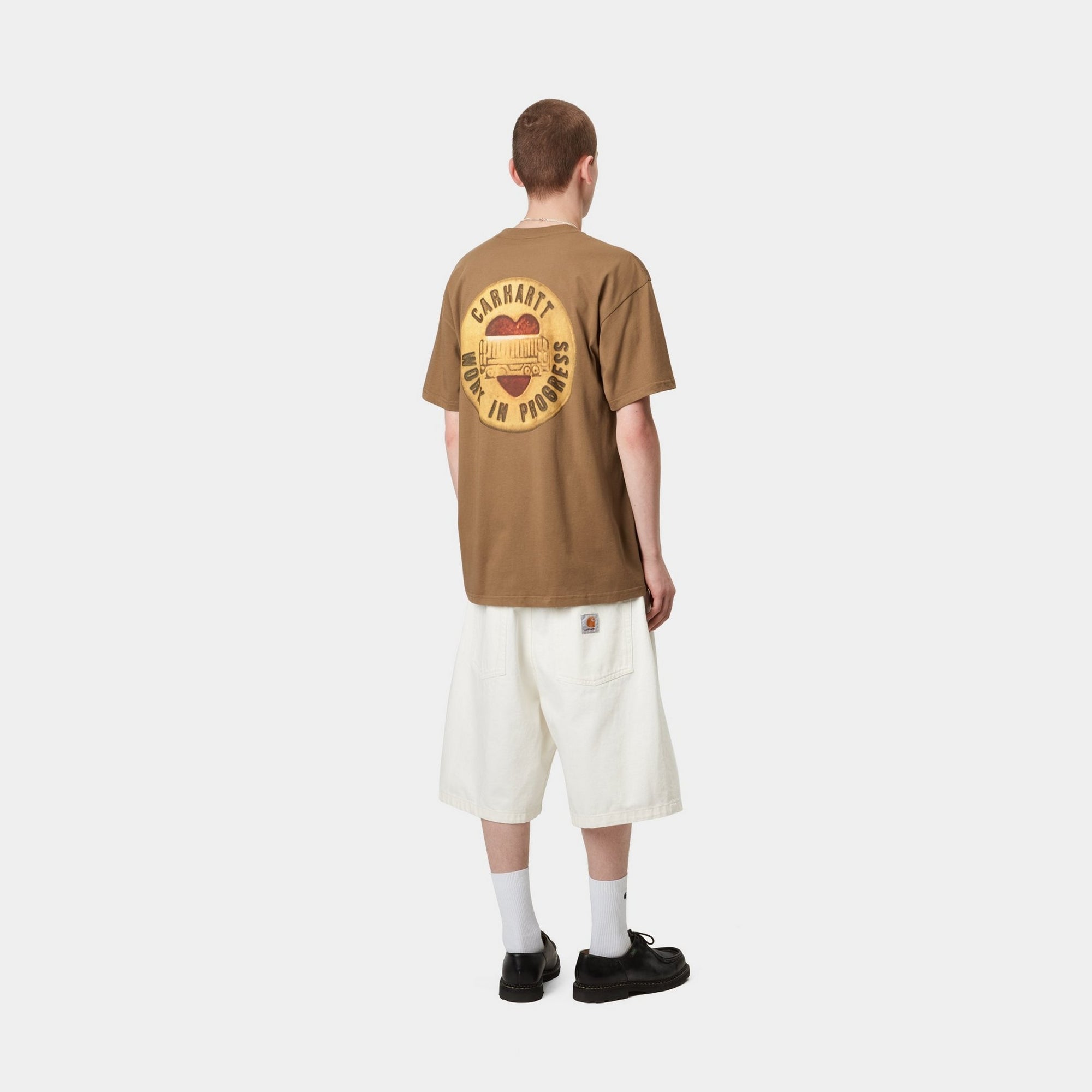 Hamilton Brown Button-Up T-Shirt for Men - Casual Short Sleeve Shirt for Everyday Wear | Perfect for Office, Outings & Summer Style