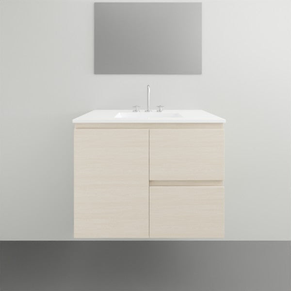 ADP Glacier Lite 30-Inch Bathroom Vanity Set with Ceramic Top - Double Sink Vanity for Bathroom Remodel, Modern White Vanity with Soft-Close Drawers (Perfect for Master Bath, Guest Bath & Small Bathrooms)