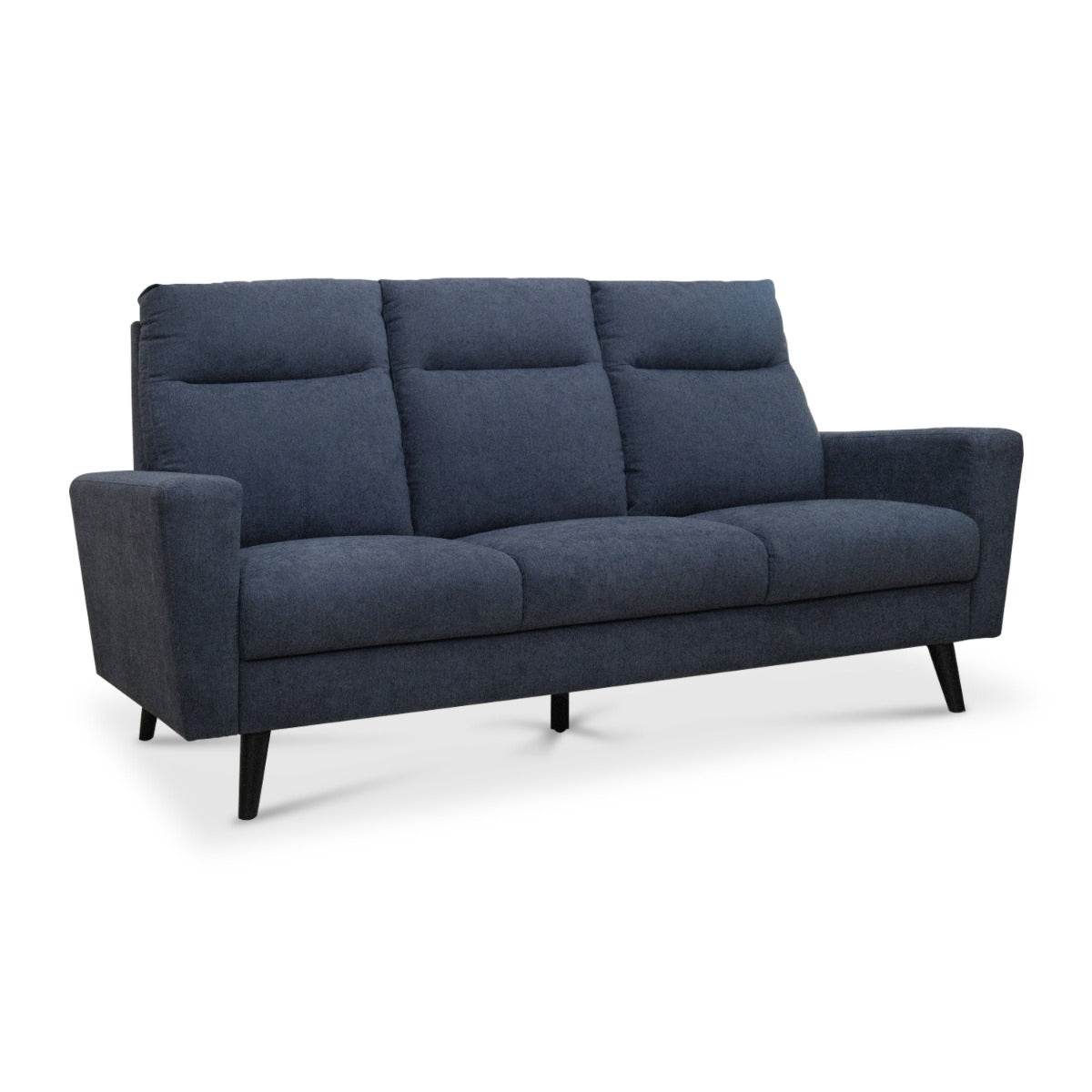 Premium Jessica Belgium Fabric Sofa - Water Repellent, Stain Resistant Upholstery - Perfect for Living Room, Family Room & Home Theater Seating