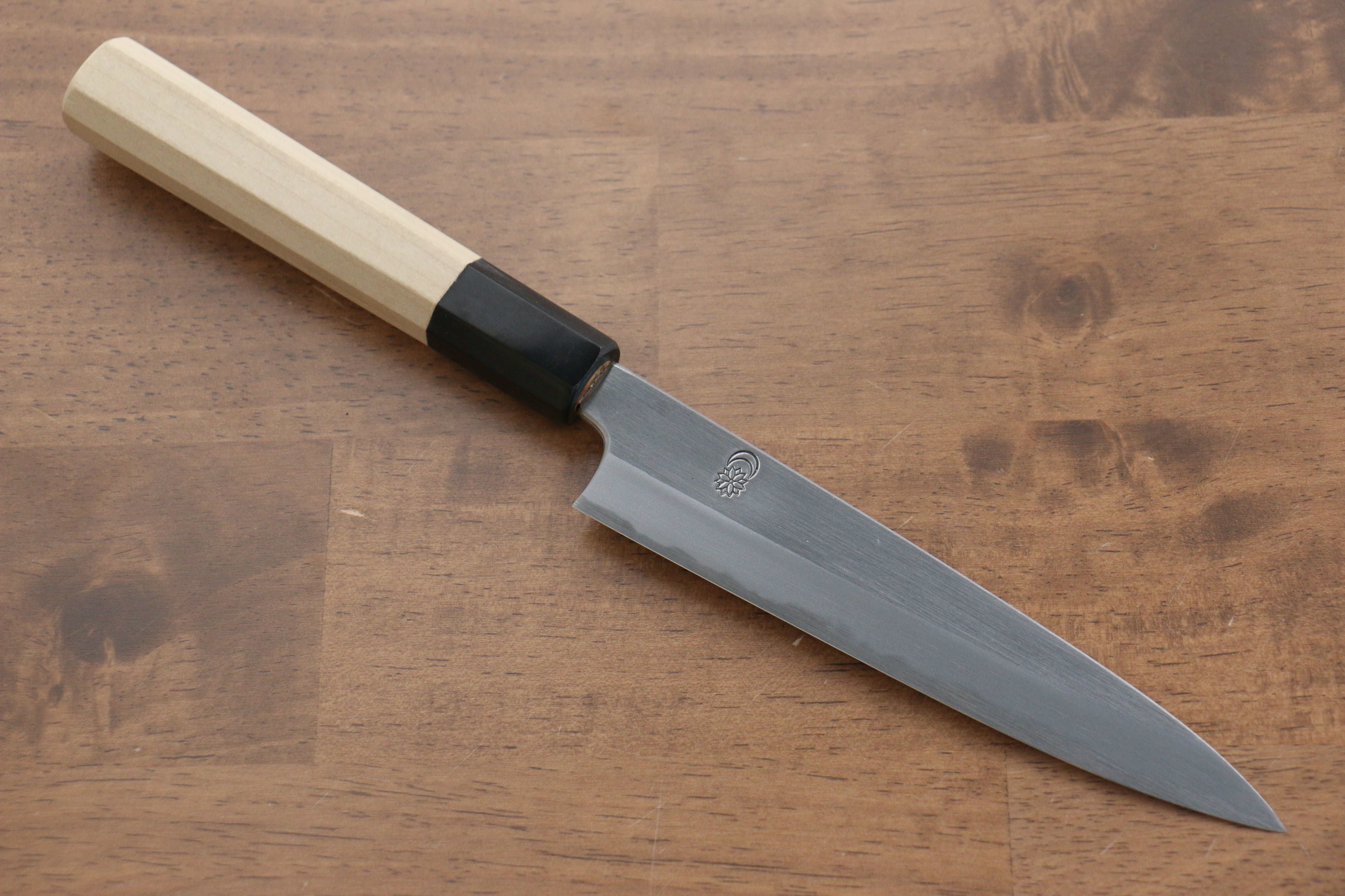Premium Kikuzuki White Steel No.2 Kasumitogi Petty Utility Knife 150mm (5.9