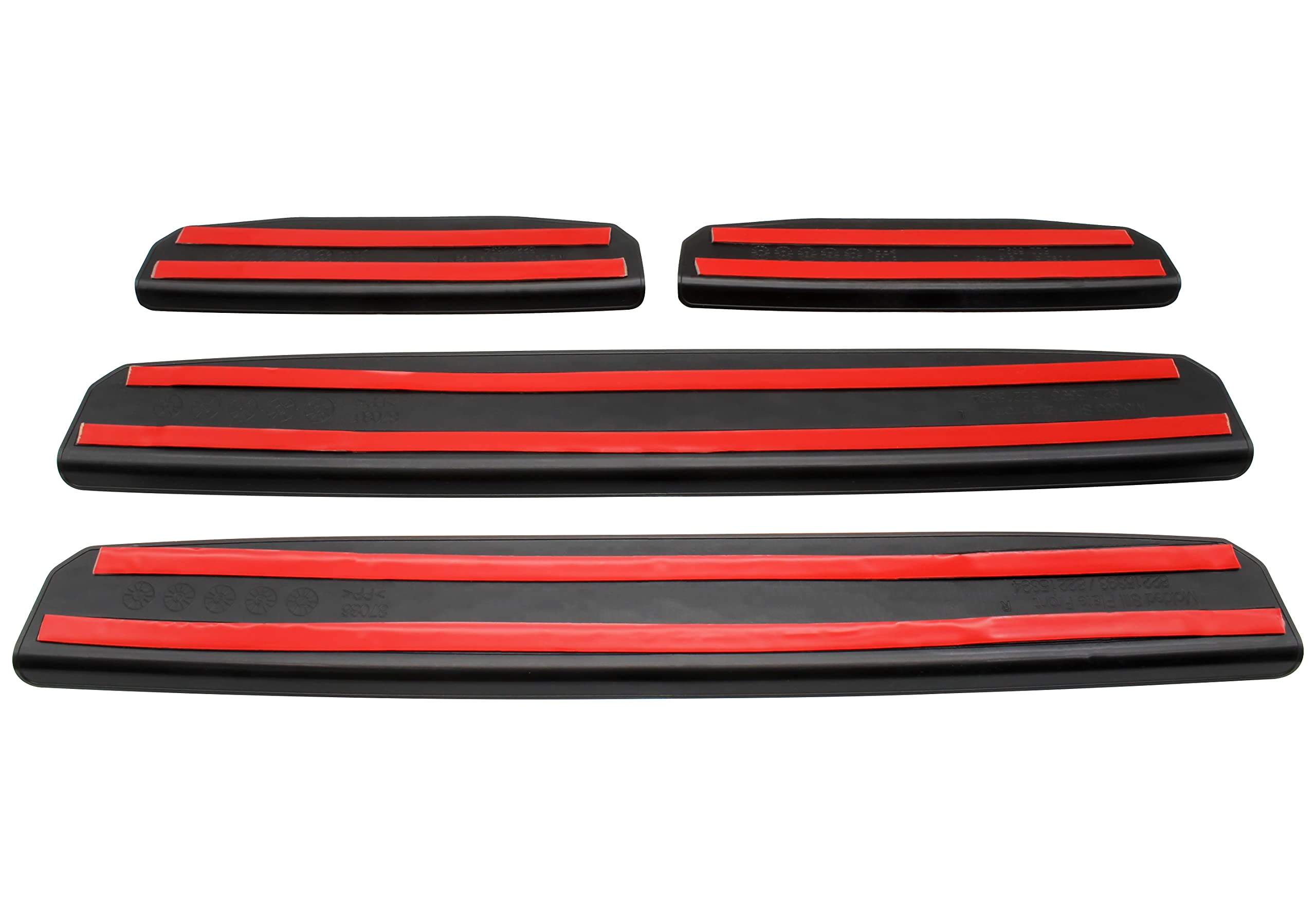 KEWISAUTO 4PCS Door Sill Guards Protectors for Jeep Wrangler JL JLU 2018-2022 & Gladiator JT 2020-2022 - Scratch Resistant Entry Guards & Scuff Plate Covers - Perfect Off-Road Accessories for Adventure & Daily Driving