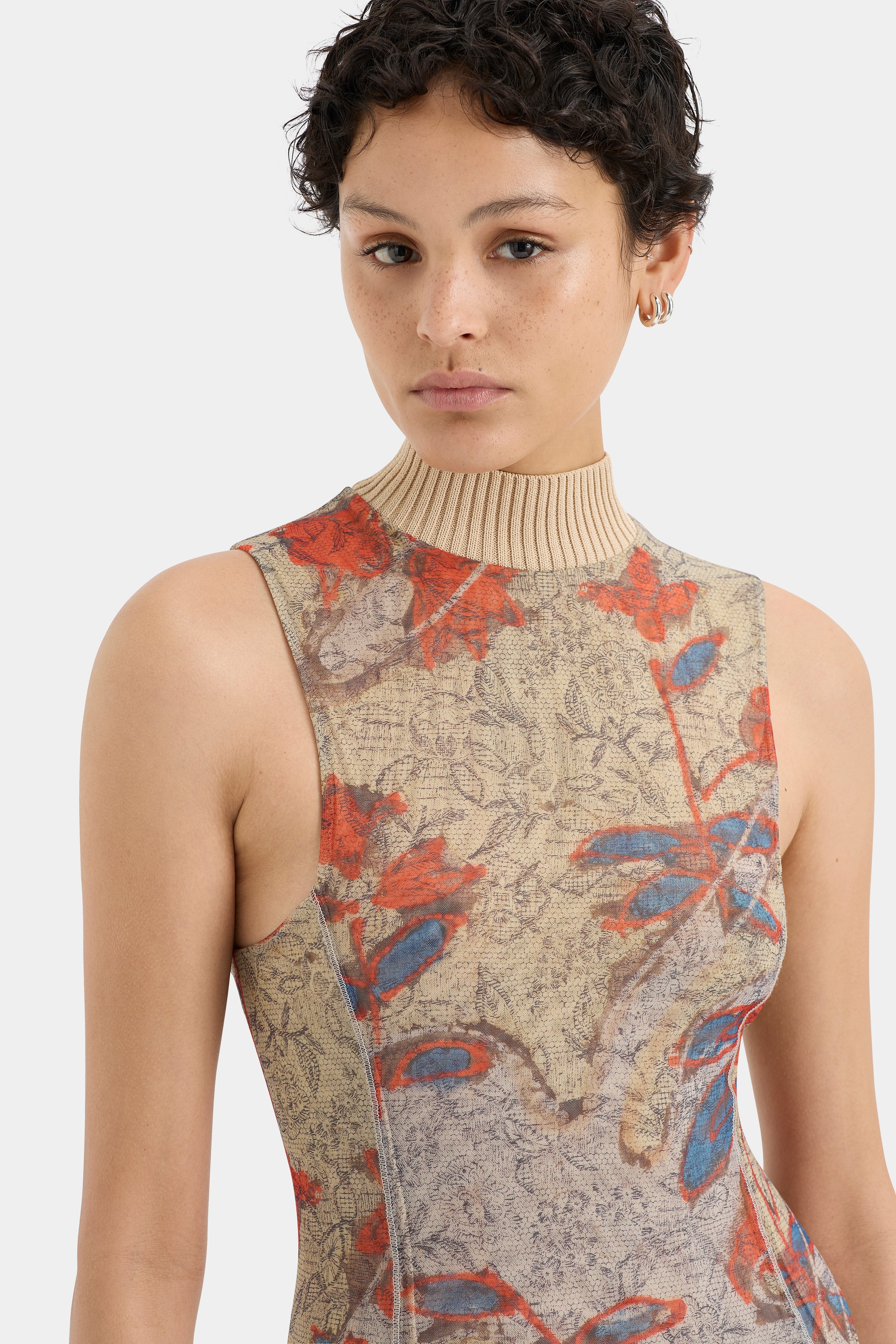 Stylish Electra Rib Neck Midi Dress for Women - Comfortable & Elegant Outfit for Parties, Dates & Office Wear