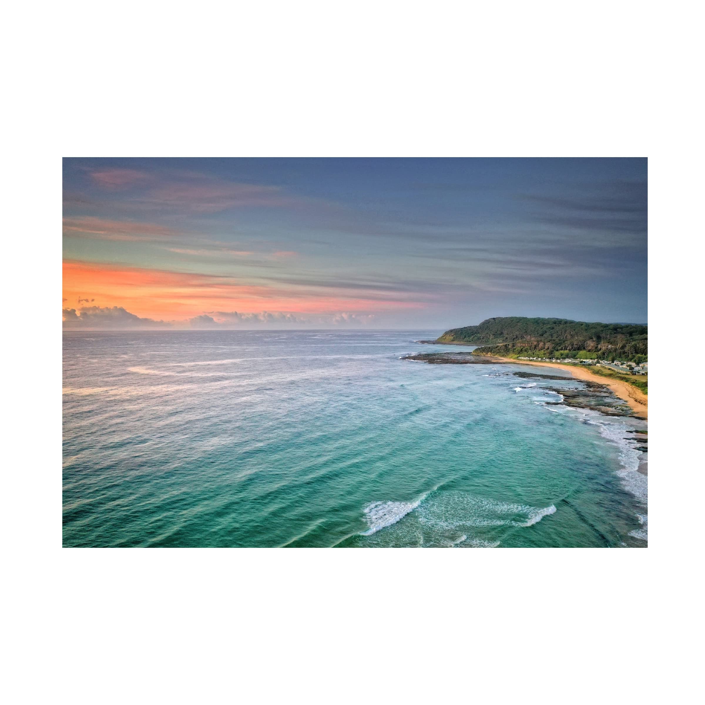 Trademark Fine Art 'Shelly Beach Moods' Canvas Wall Art by Beata Czyzowska Young - Coastal Home Decor for Living Room, Bedroom & Office