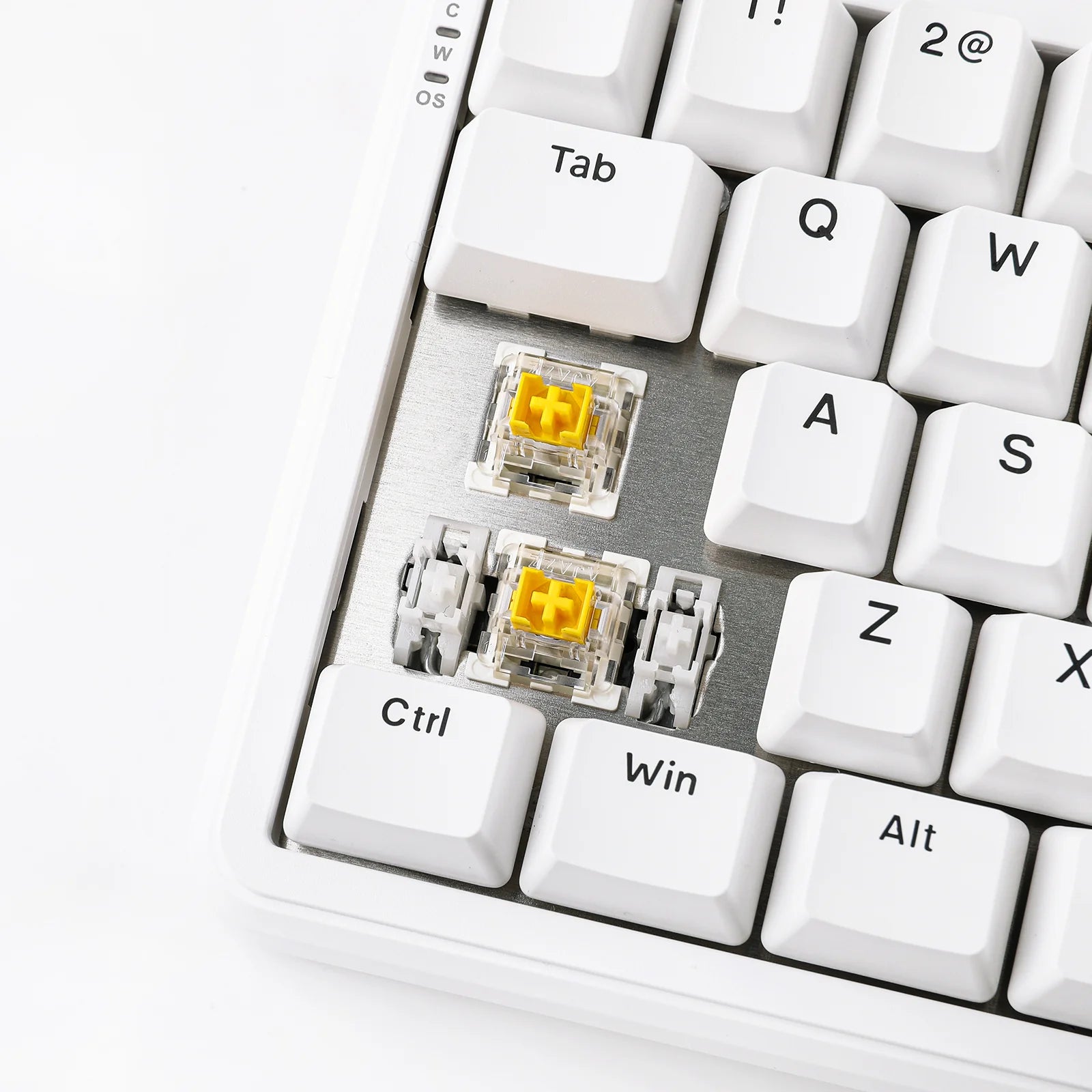 Ajazz AK680 Max White RGB Wired Mechanical Keyboard with Magnetic Switches - Perfect for Gaming, Typing & Office Work