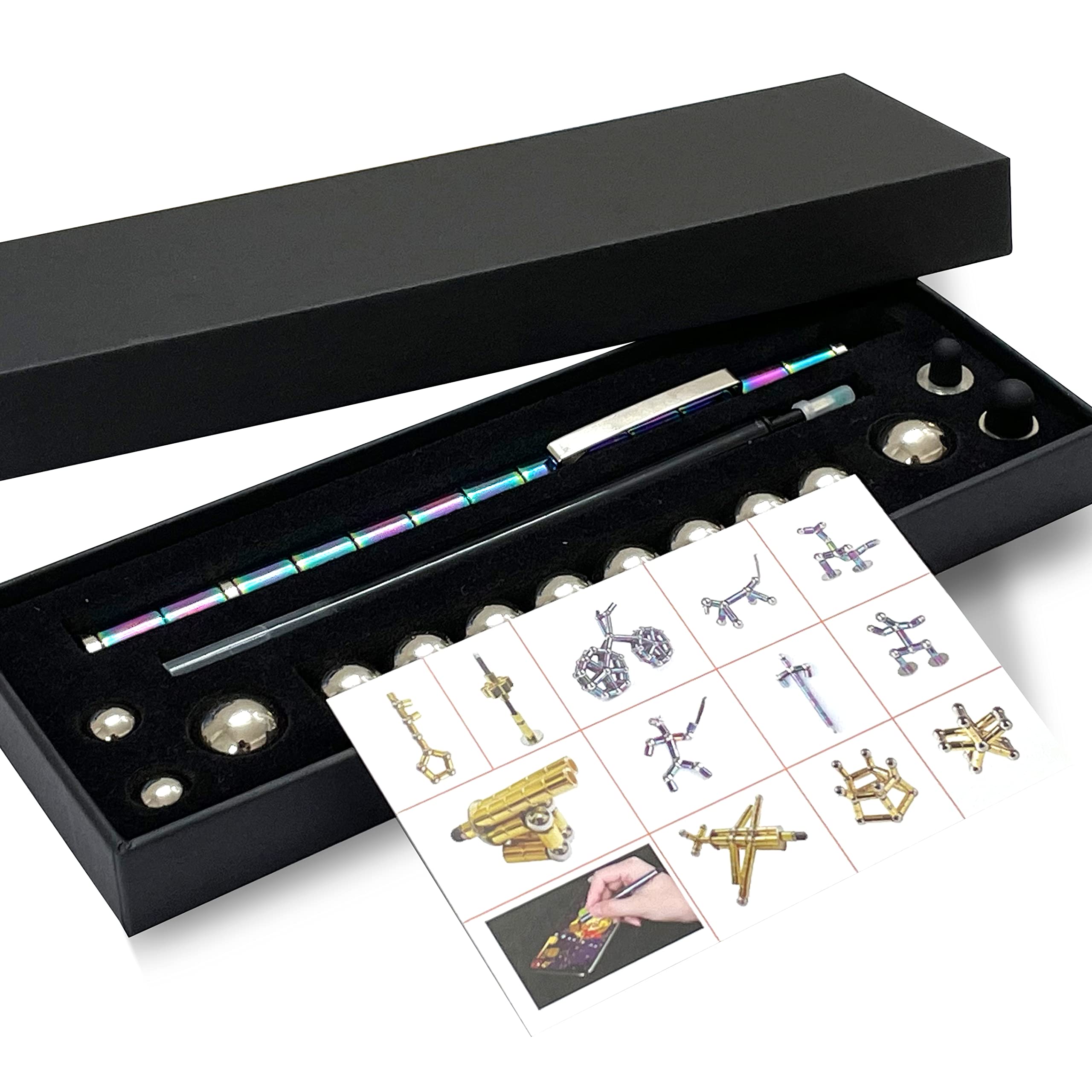 Magnetic Fidget Pen - Cool Stress Relief & Focus Toy for Teens & Adults - Unique Gift for Boys & Girls - Perfect for Office, School & ADHD Focus Aid