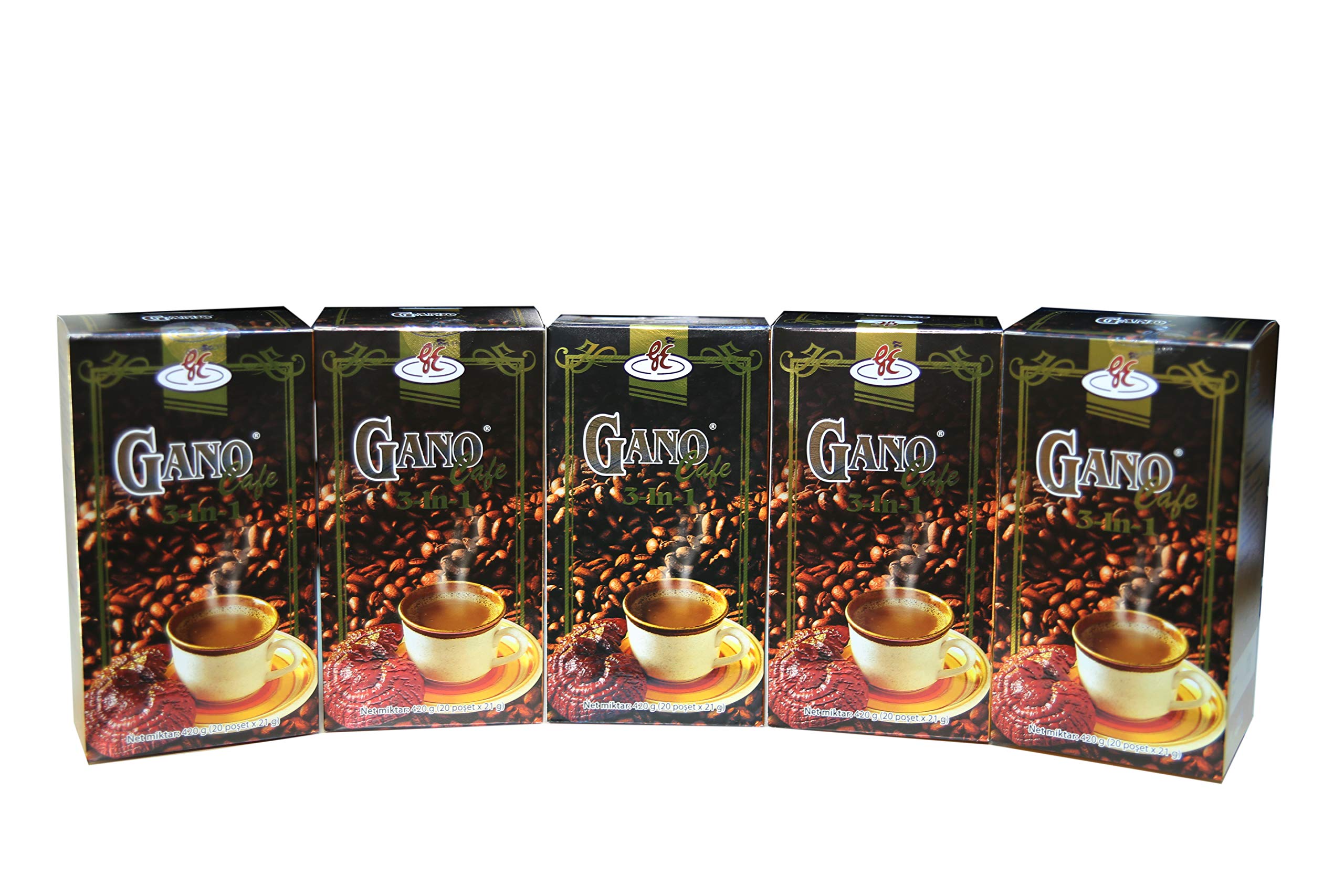 Premium GanoCafe 3-in-1 Ganoderma Coffee - 6 Boxes by GANO EXCEL INTERNATIONAL | Organic Mushroom Coffee Blend for Energy Boost & Wellness | Perfect for Morning Routine, Office Work & Healthy Lifestyle