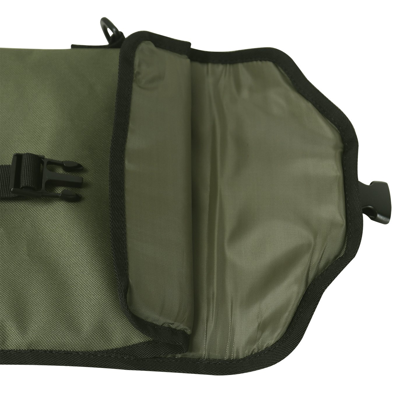 TOURBON 28-inch Tactical Pistol Case with Roll-Up Gun Cleaning Mat - Durable Range Bag for Firearm Storage & Maintenance at Shooting Range or Home