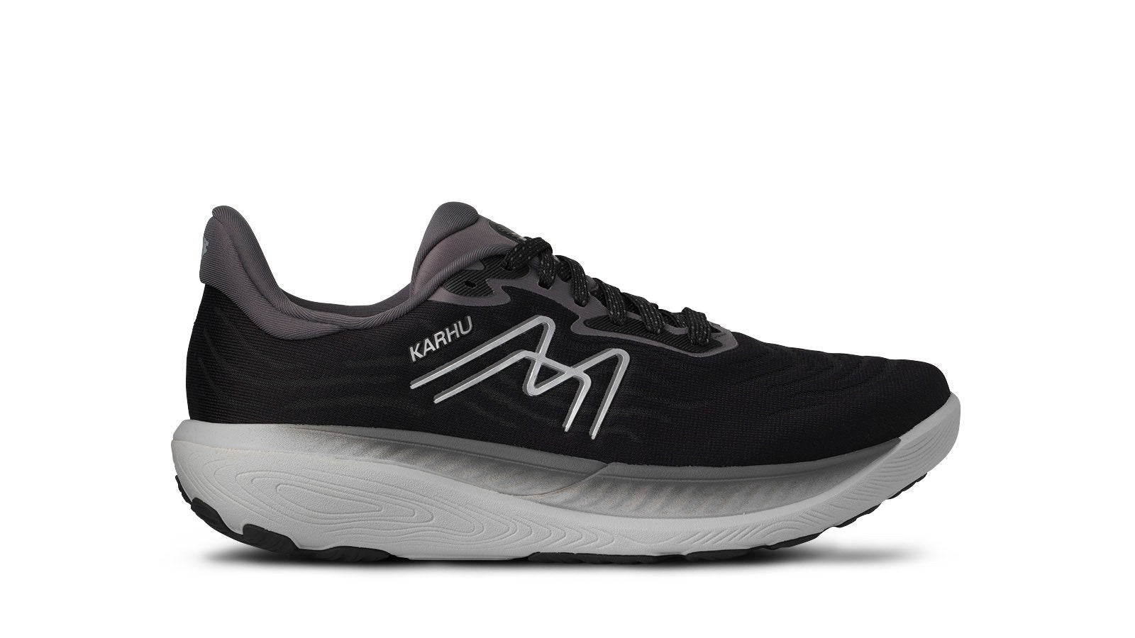 IKONI 3.0 Men's Running Shoes - Black/Quiet Shade | Lightweight Athletic Sneakers for Jogging, Gym Workouts & Daily Wear