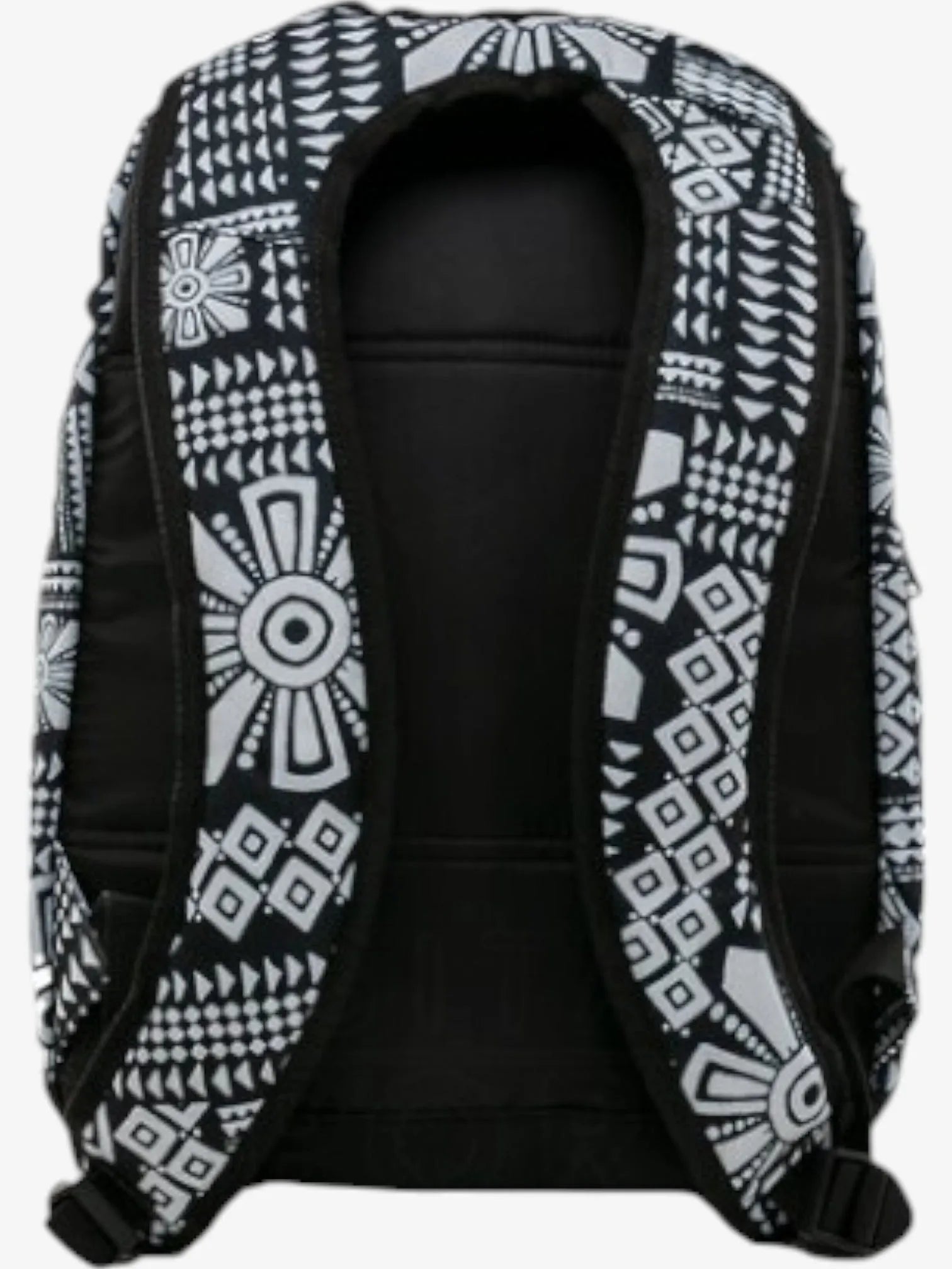 Roxy Here You Are Printed Black & White Backpack for Women - Stylish School, Travel & Everyday Use