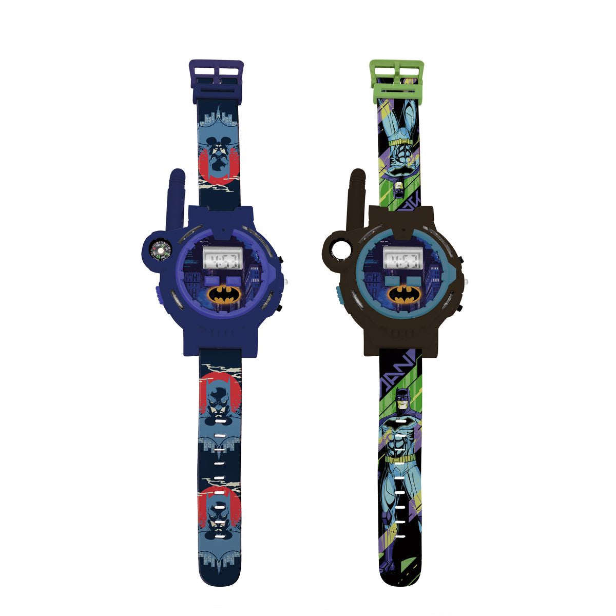 Batman Digital Watch with Walkie Talkie Function - 200m Range Communication - Perfect for Kids Outdoor Adventures, Camping & Emergency Use