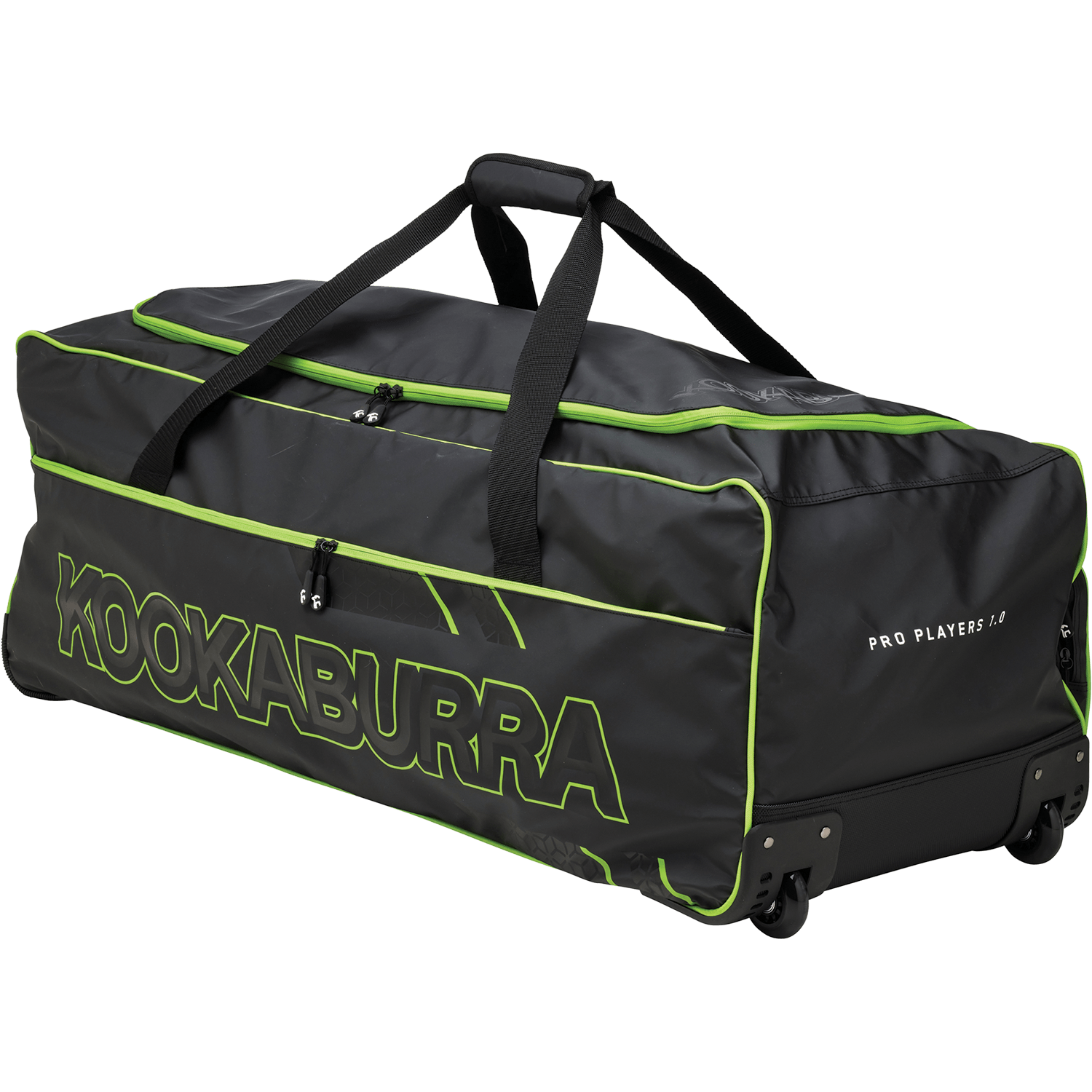 Kookaburra Pro Players 1.0 Wheelie Cricket Kit Bag - Premium Cricket Equipment for Professional Players | Perfect for Training, Matches & Travel