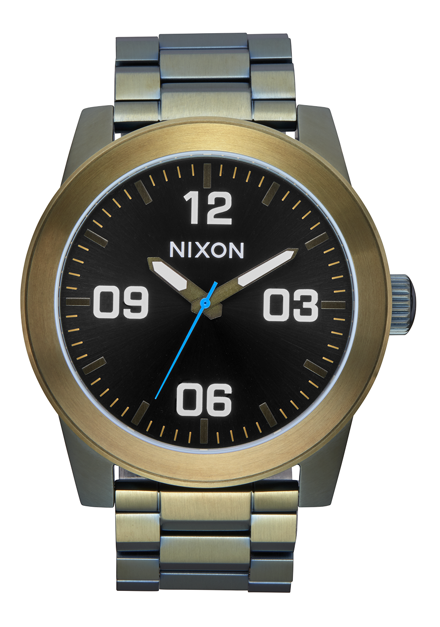 Premium Stainless Steel Black Sunray Watch - Luxury Men's Timepiece for Business, Casual & Formal Wear