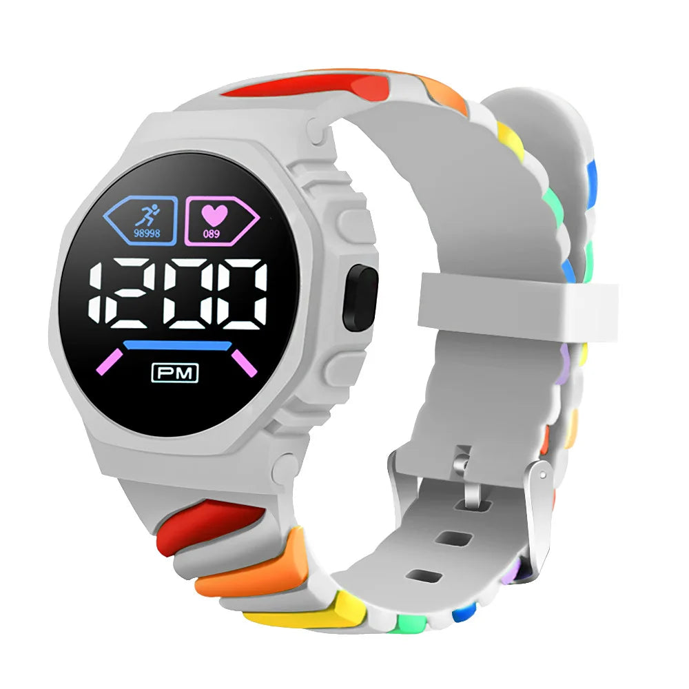 Digital Wristwatch for Men & Women - Waterproof Smart Watch with Fitness Tracker, Heart Rate Monitor & Sleep Tracking - Perfect for Running, Swimming & Everyday Use