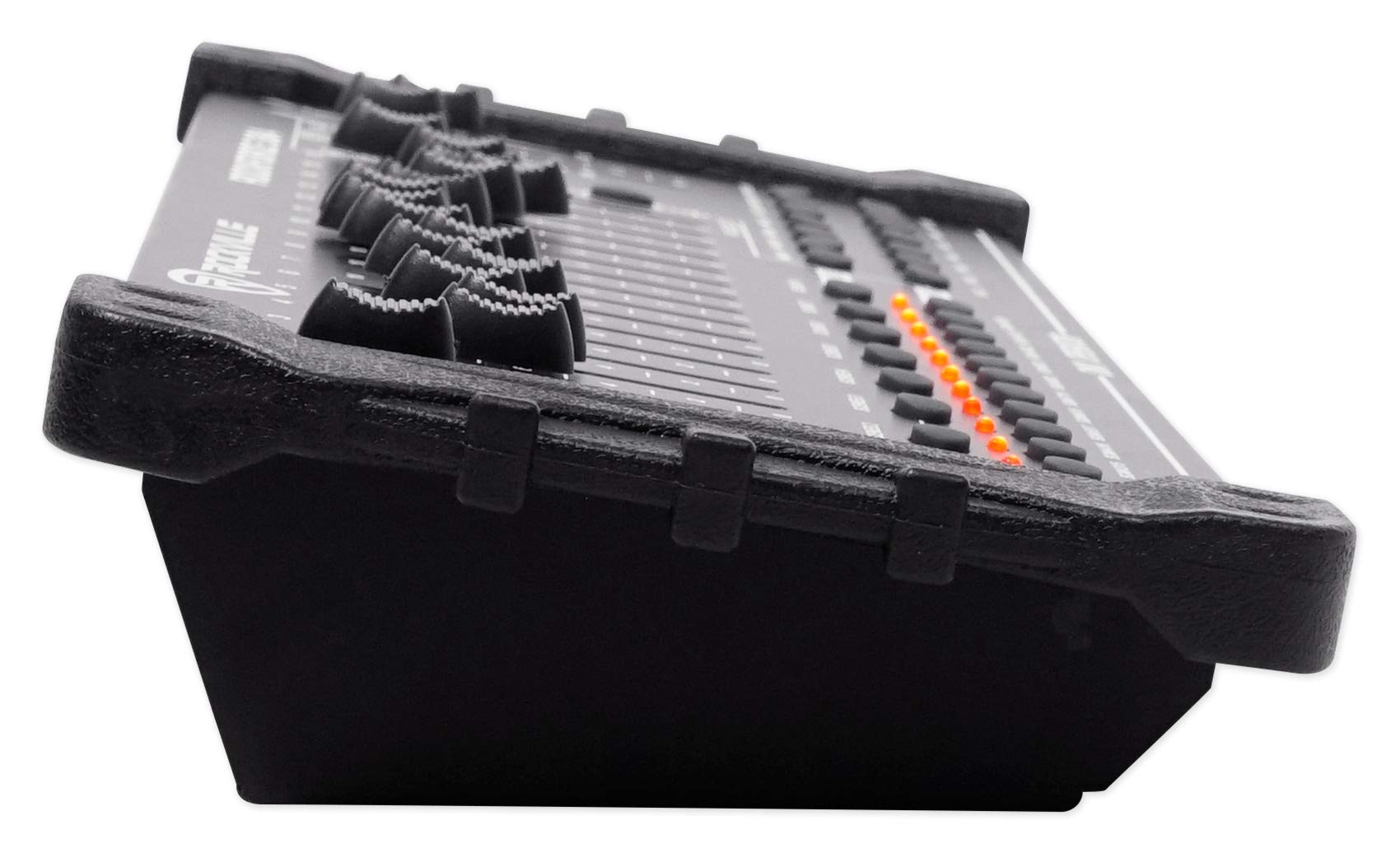 Rockville 384-Channel DMX Lighting Controller with Wireless Transmitter & Receiver + 16 PAR Lights – Professional Stage Lighting Setup for DJ, Concert, Theater, and Event Production